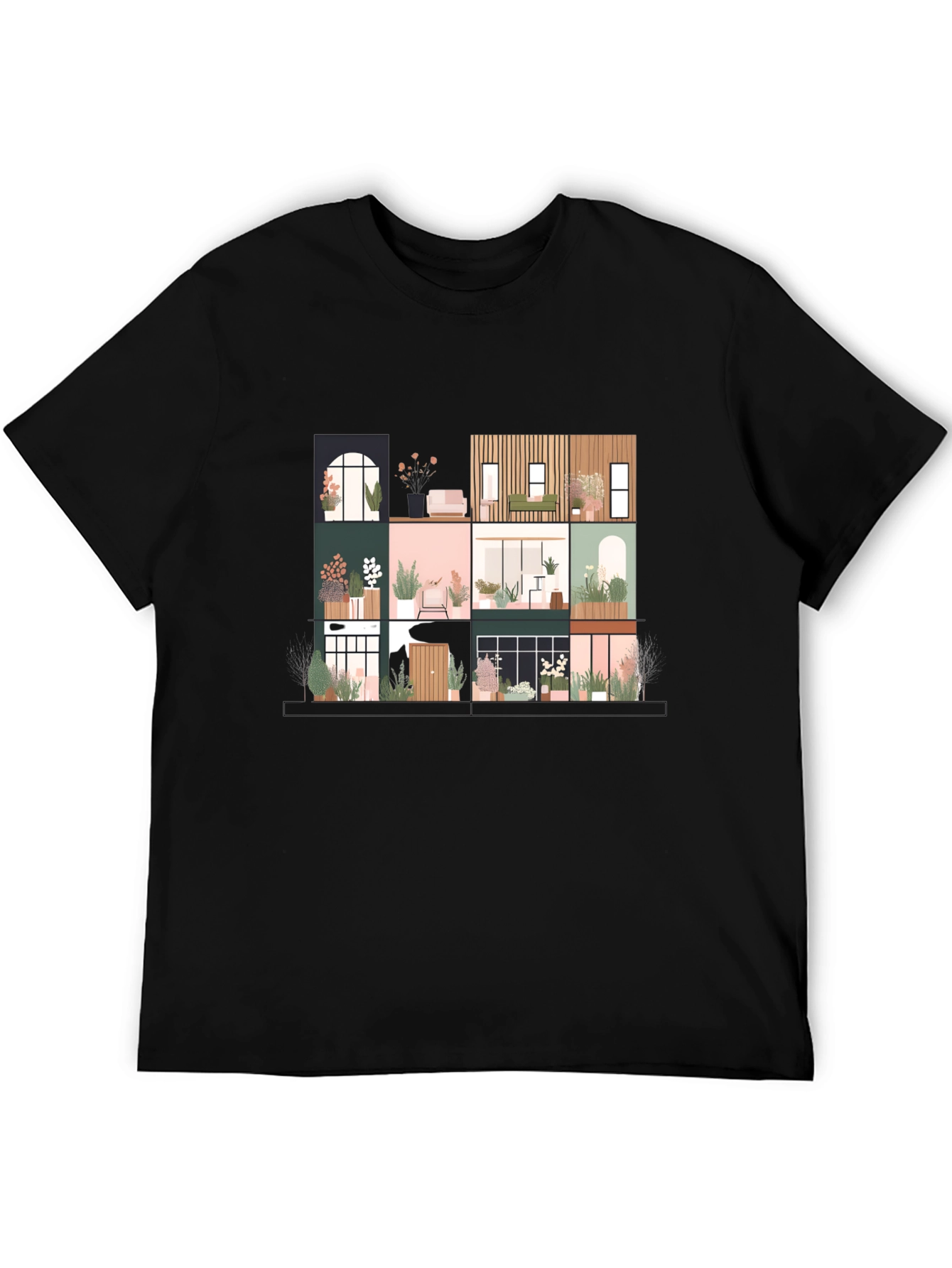 Urban Living T-Shirt - Stylish City Home Design