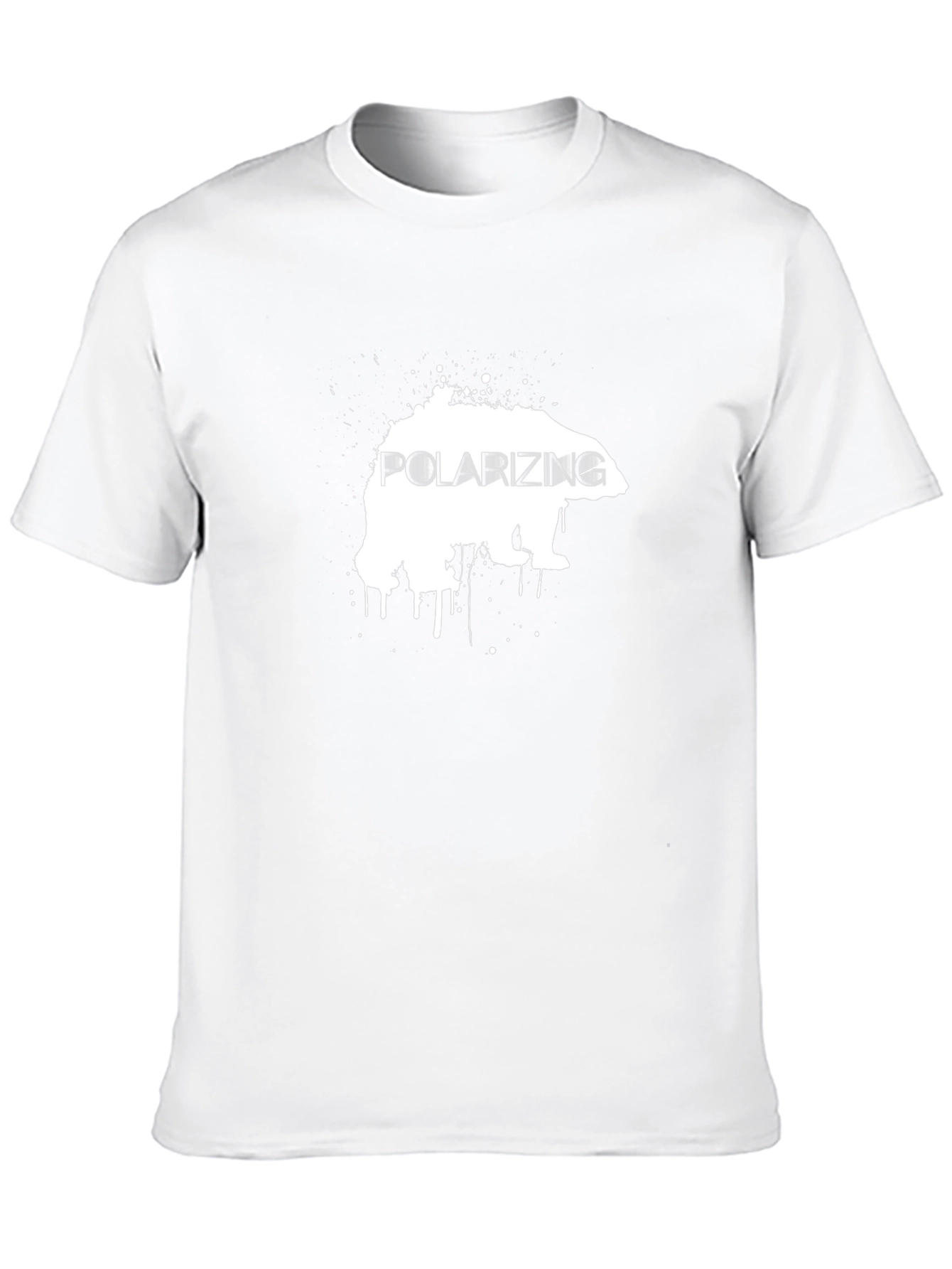 Polarizing Bear Graphic Tee - Black