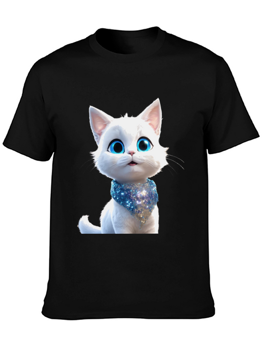 Cute Cat Graphic T-Shirt