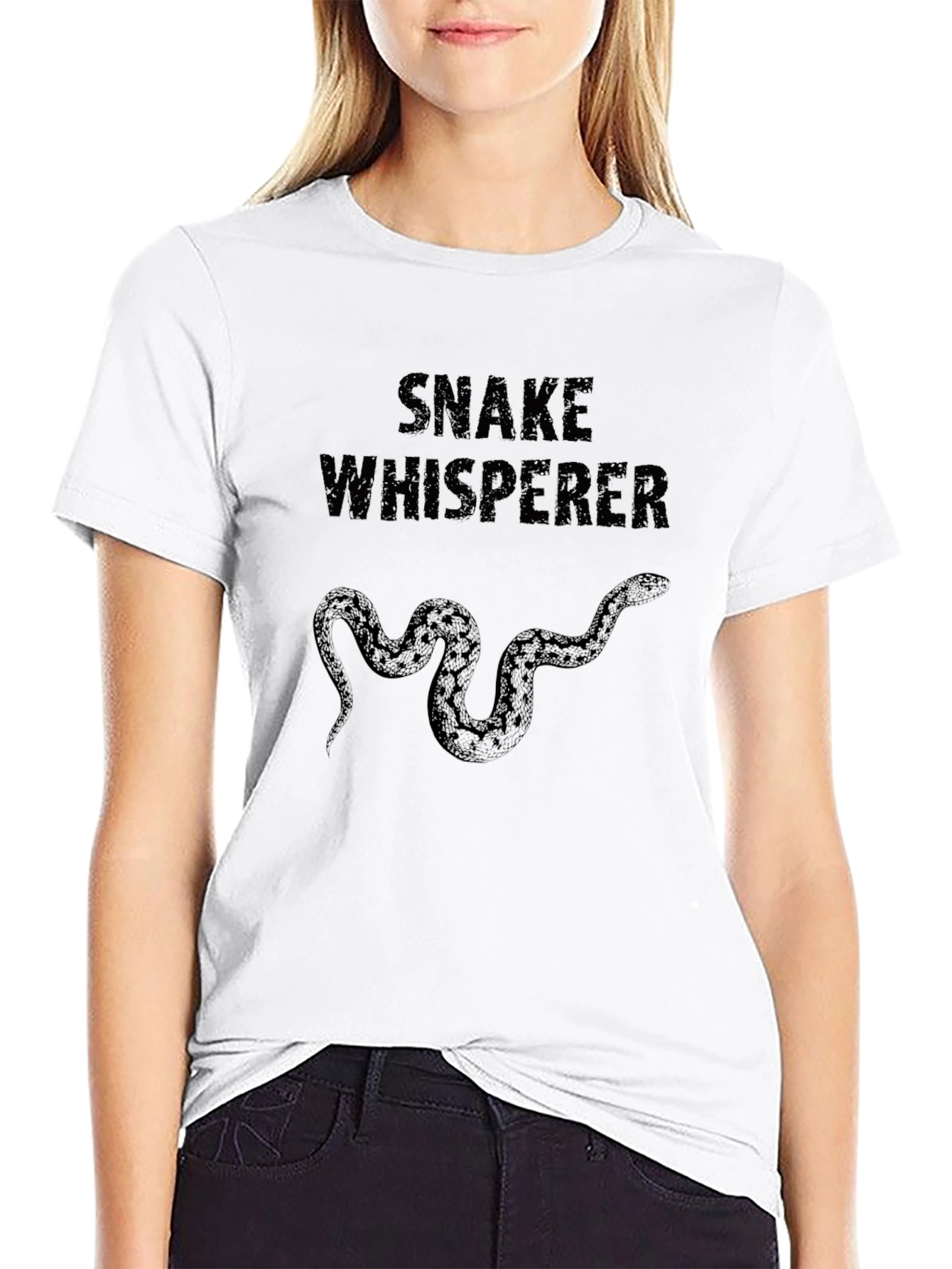 Snake Whisperer Graphic Tee - Black