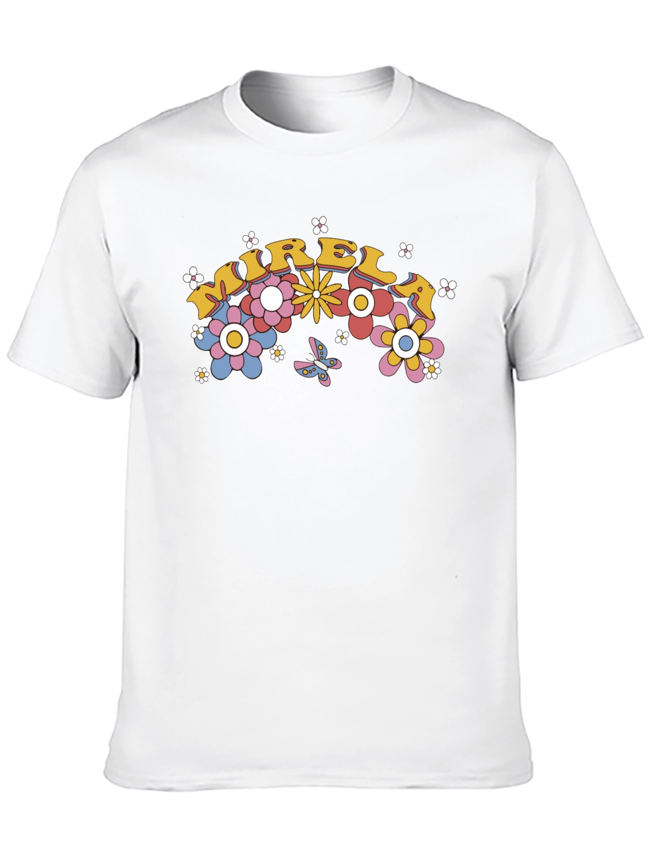 Retro Floral Graphic T-Shirt - Mirel