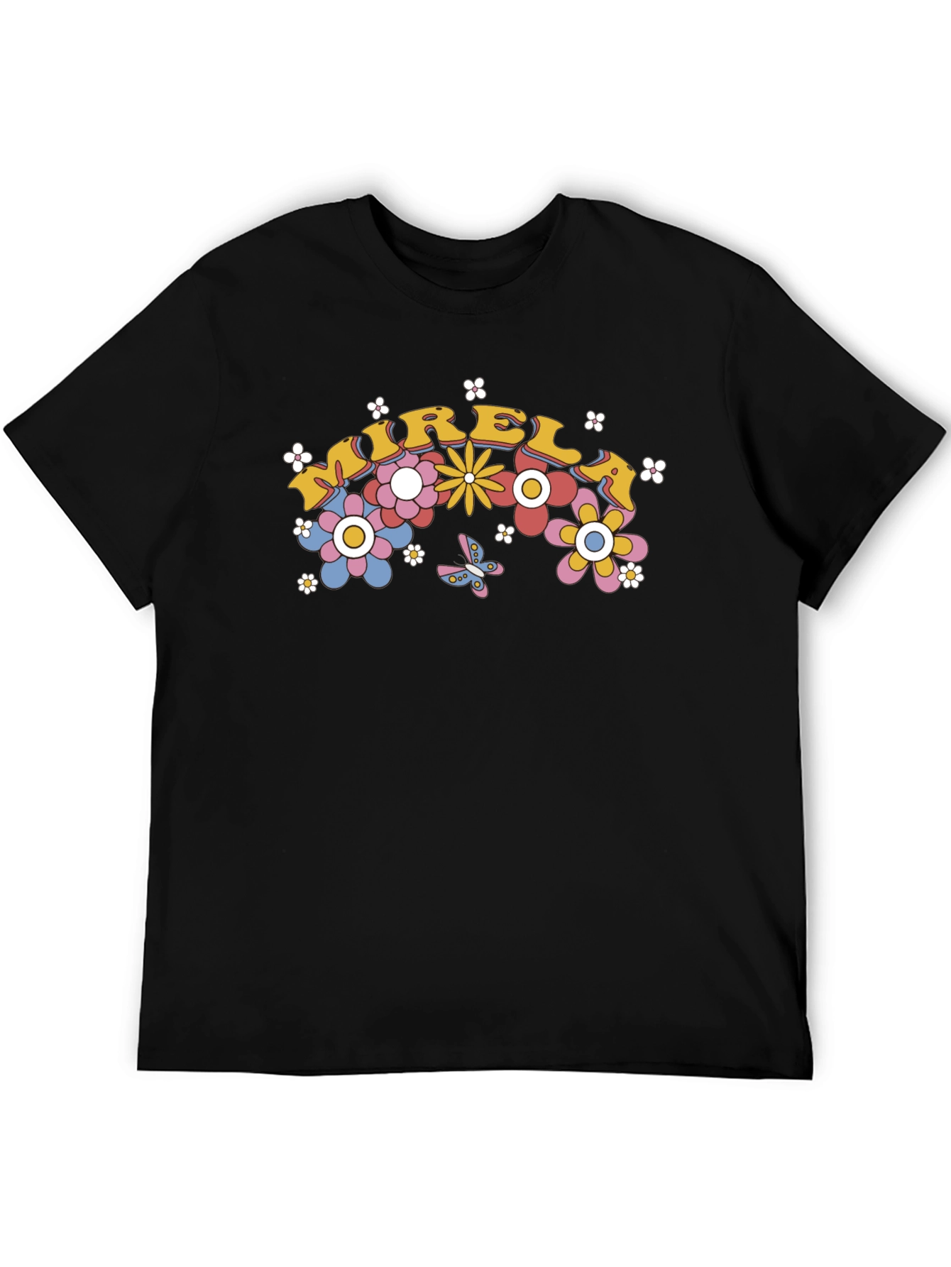 Retro Floral Graphic T-Shirt - Mirel