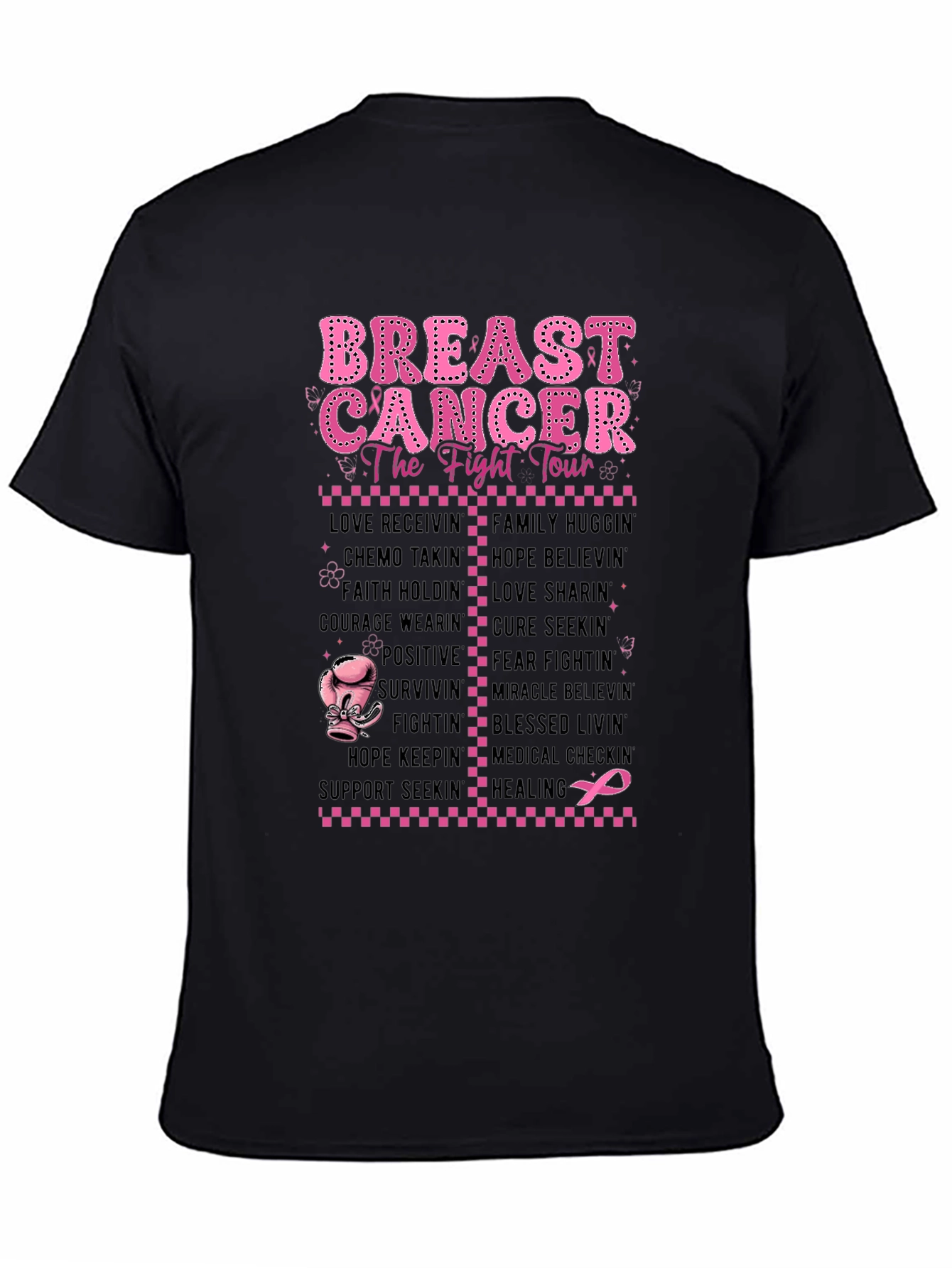 Breast Cancer Fight Tour T-Shirt