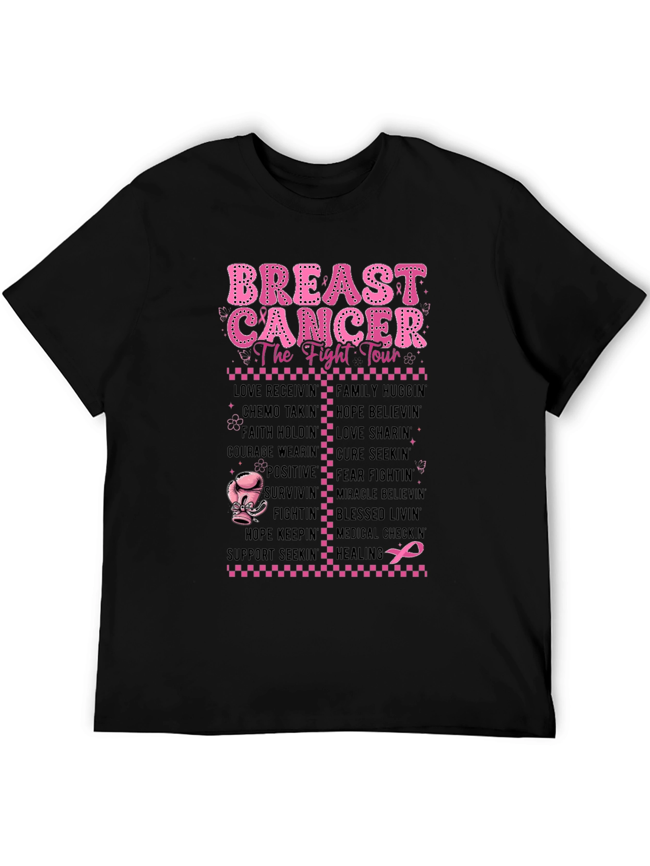 Breast Cancer Fight Tour T-Shirt