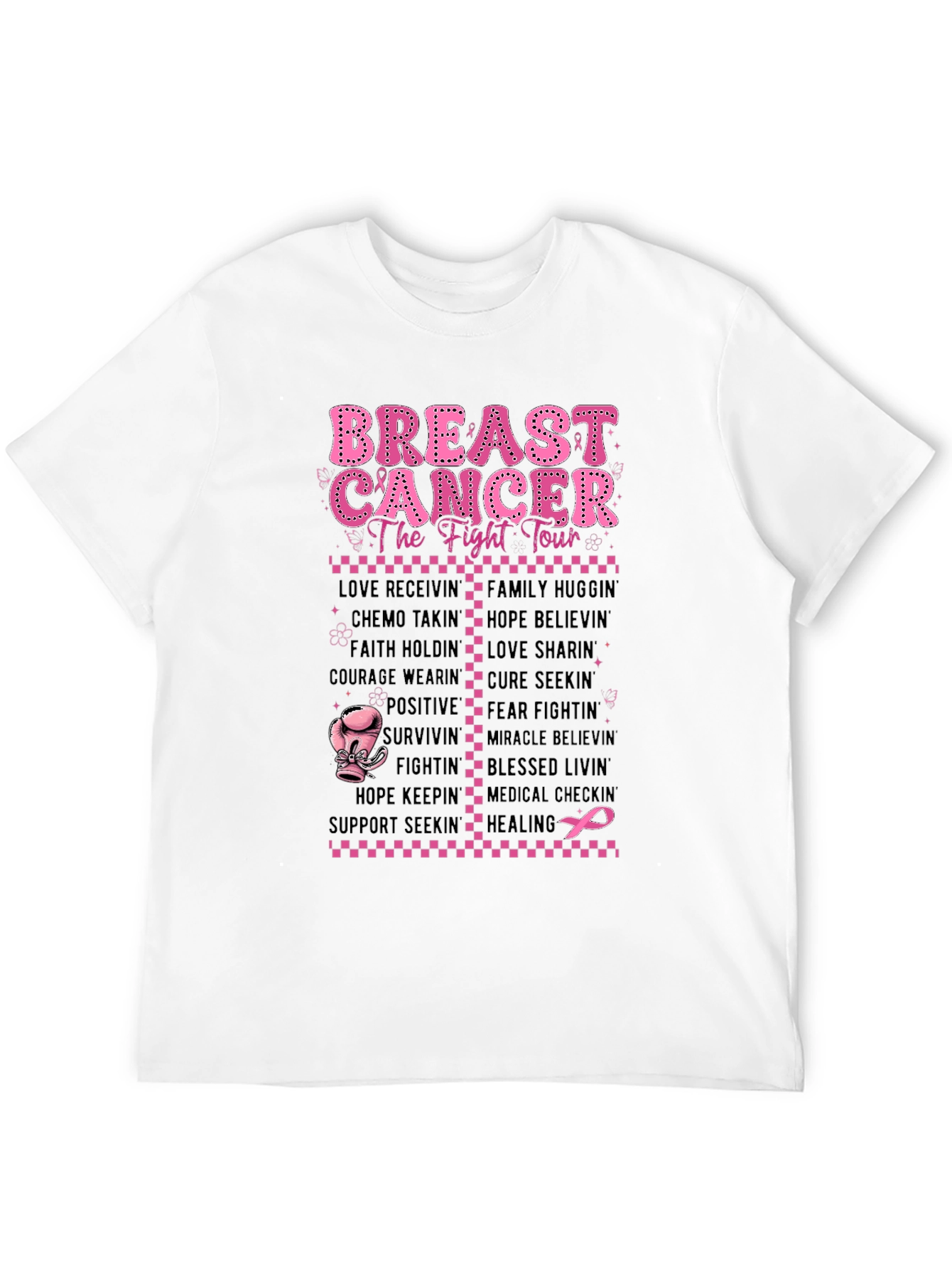 Breast Cancer Fight Tour T-Shirt