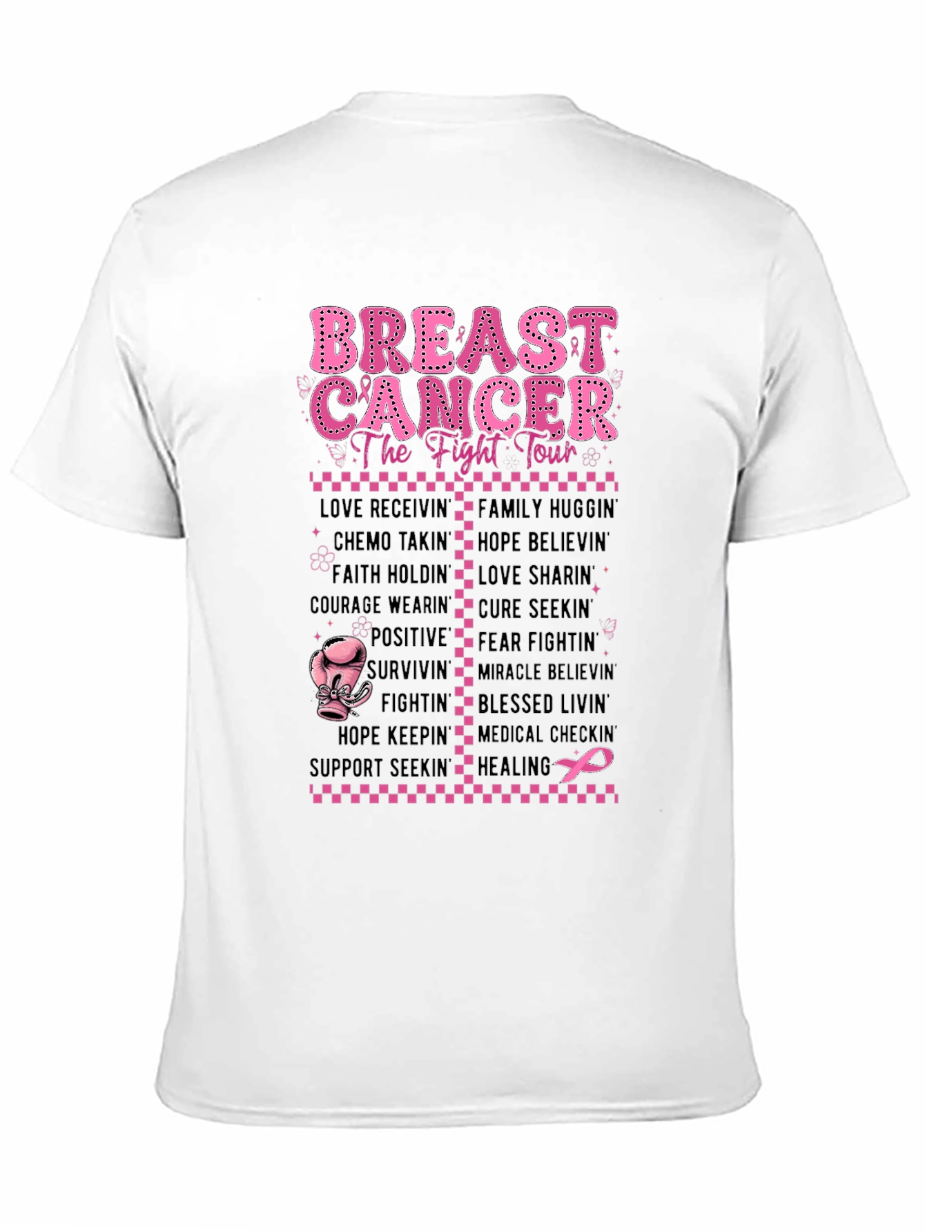 Breast Cancer Fight Tour T-Shirt