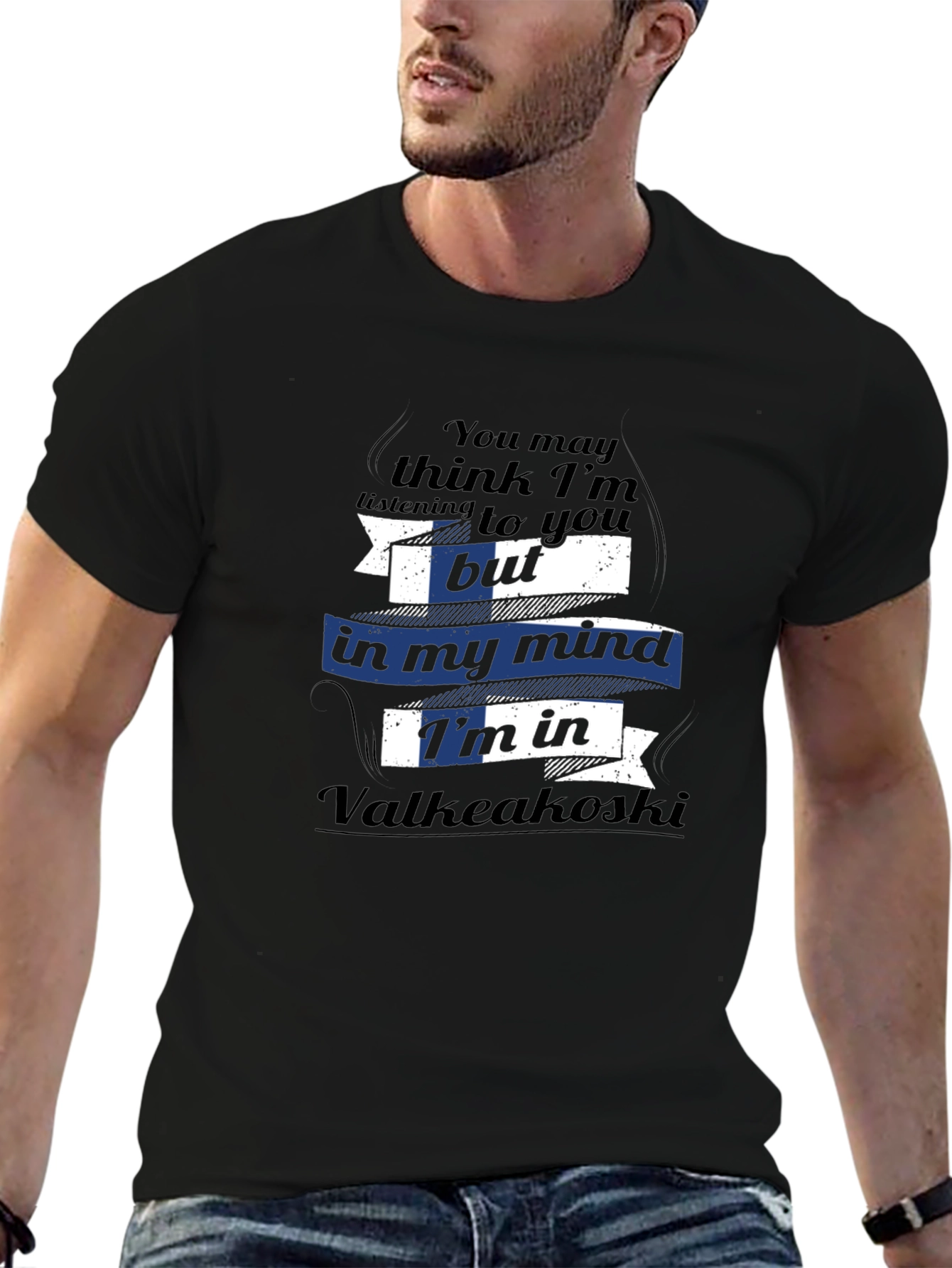 Valkeakoski Mind T-Shirt - Finland Pride Novelty Tee