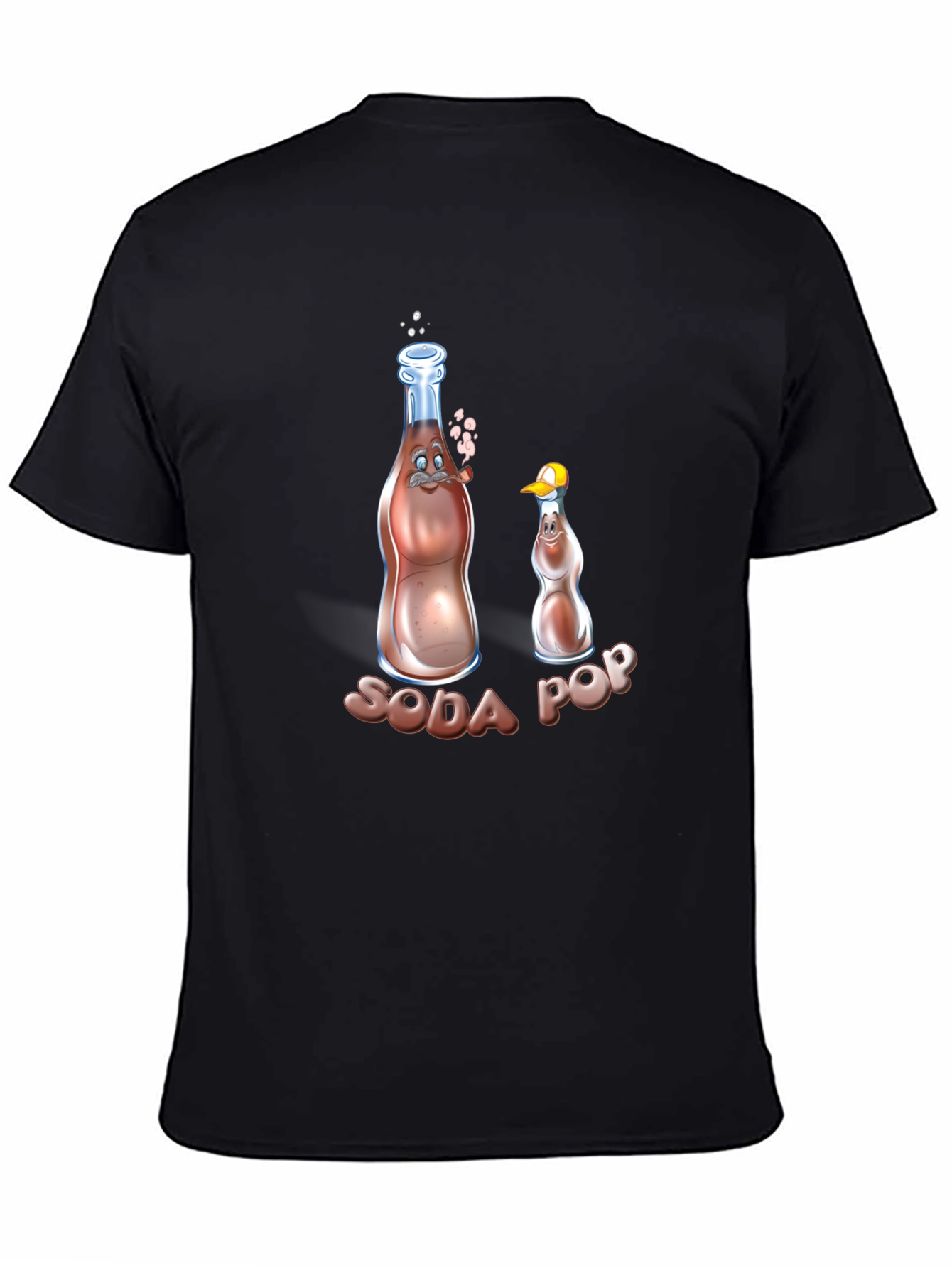 Soda Pop Cartoon Graphic Tee