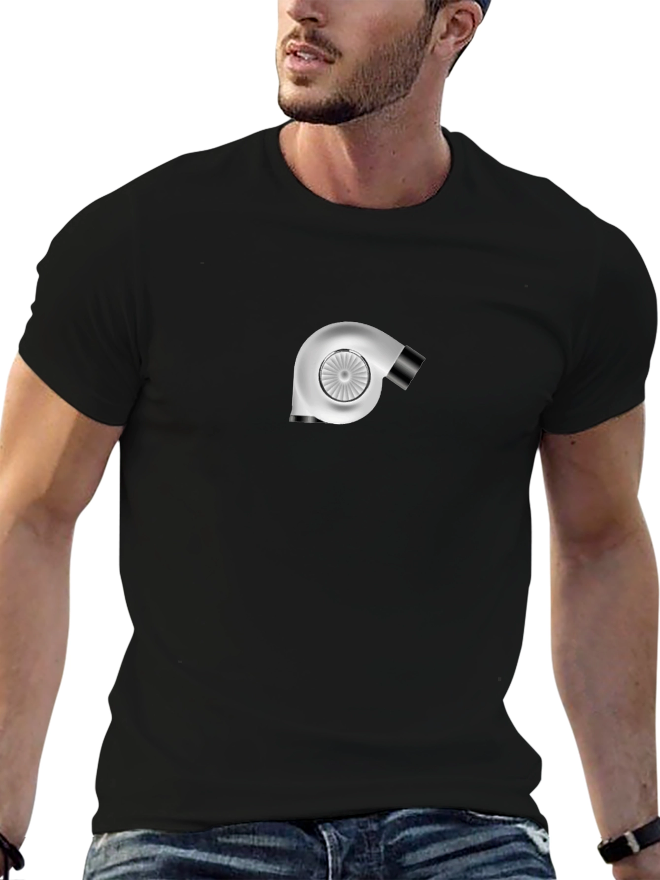 Turbo Graphic Tee - Sleek Automotive Design
