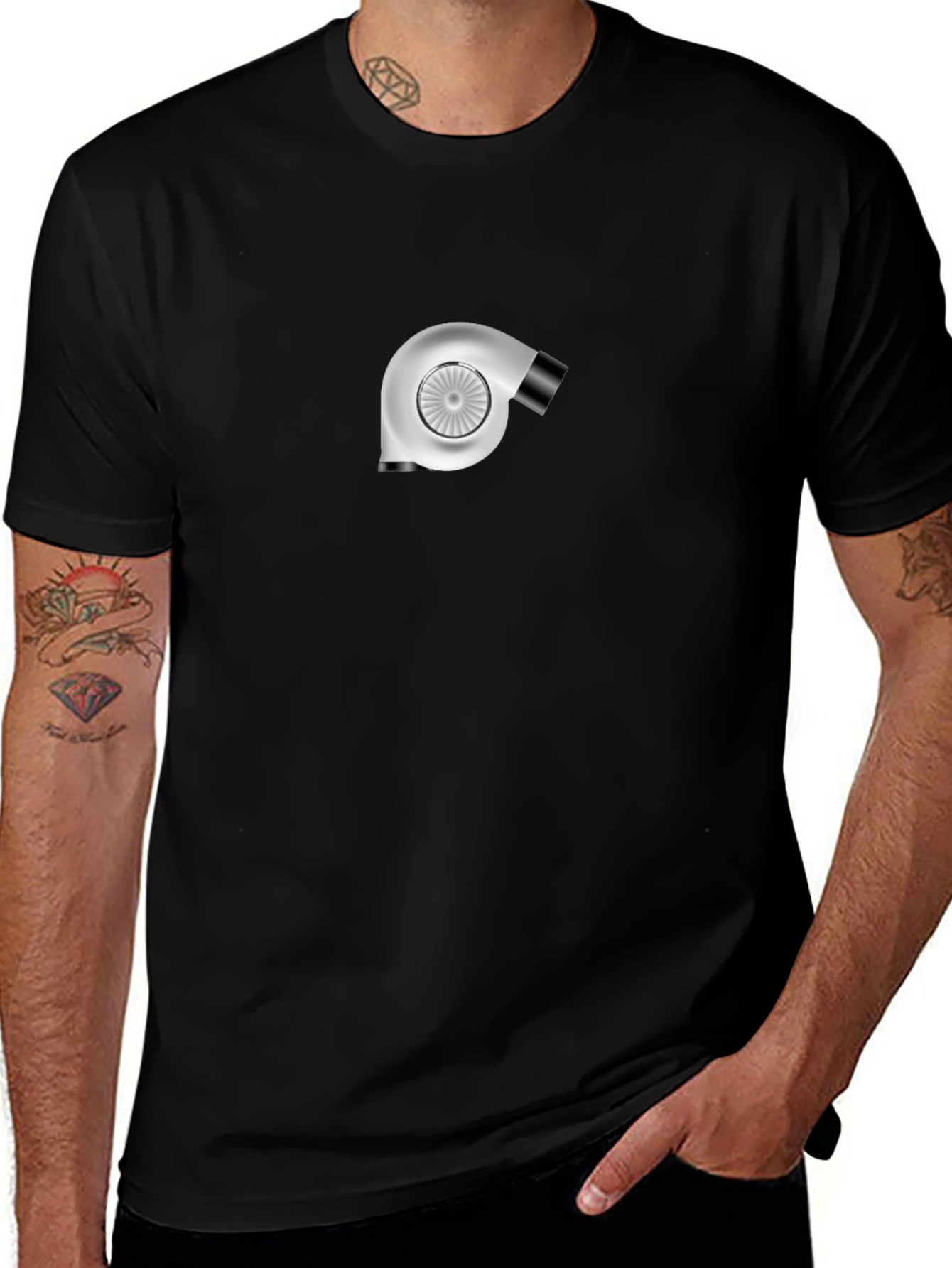 Turbo Graphic Tee - Sleek Automotive Design
