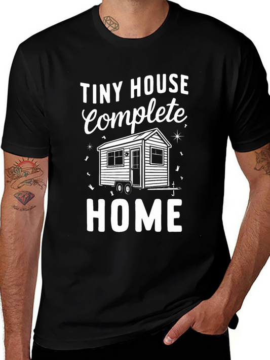 Tiny House Complete Home Black T-Shirt