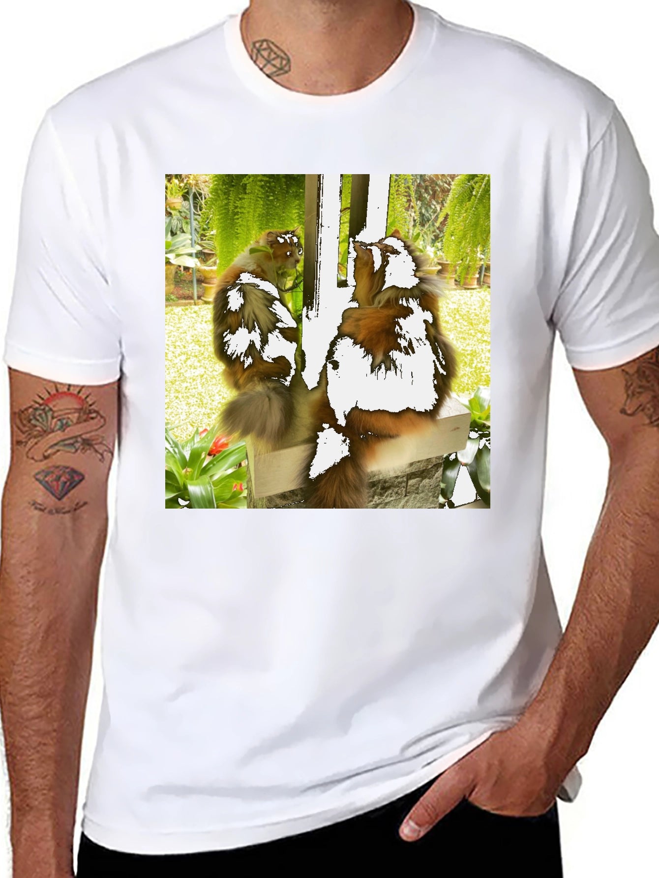 Unique T-Shirt with Monkey Design