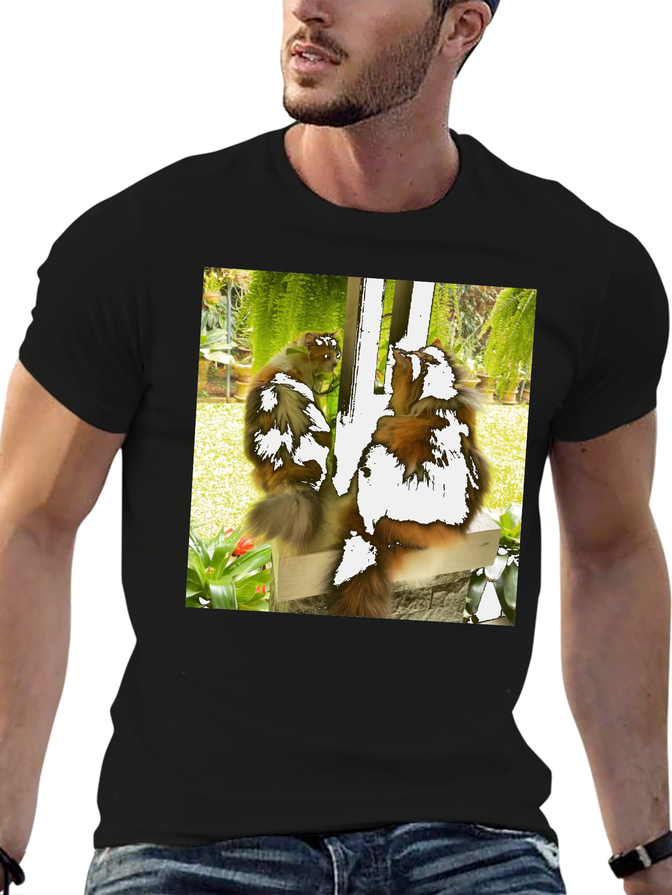 Unique T-Shirt with Monkey Design