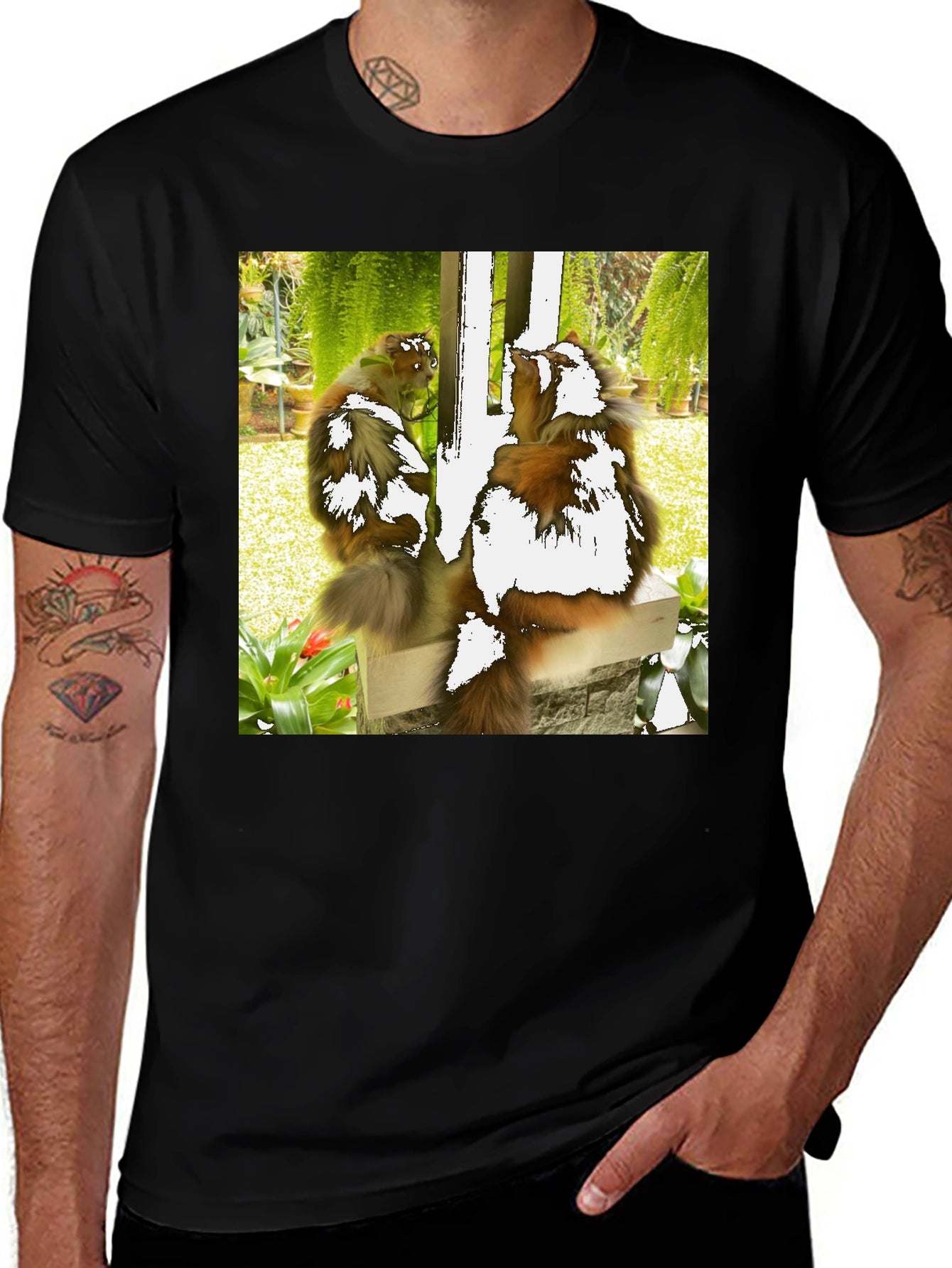 Unique T-Shirt with Monkey Design