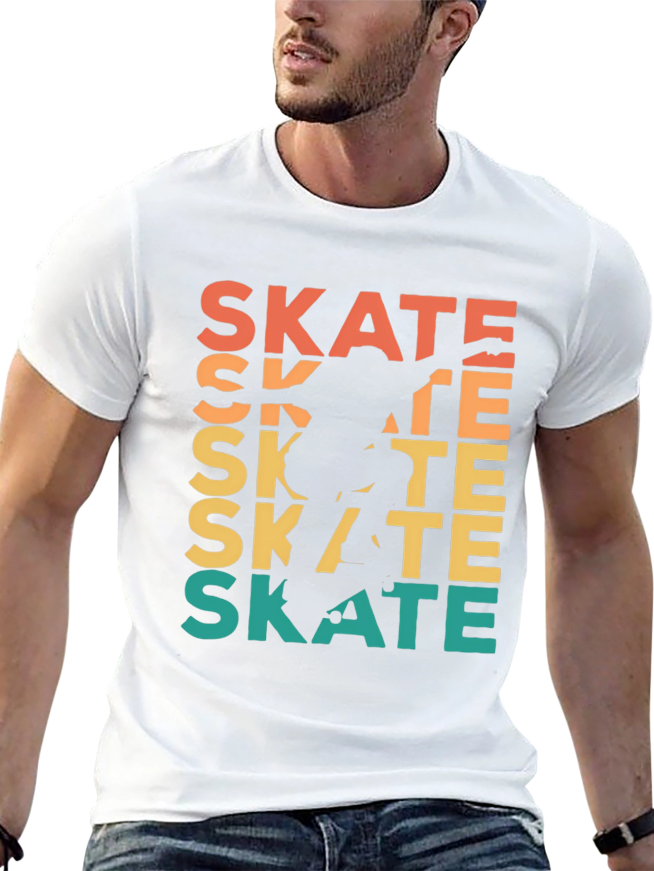 Retro Skate T-Shirt - Cool Skater Design