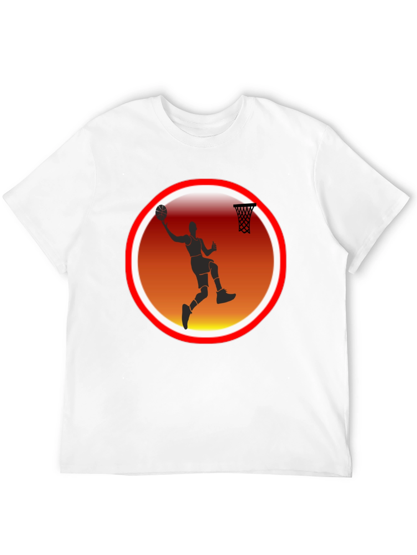 Slam Dunk Graphic Tee - Black Cotton T-Shirt
