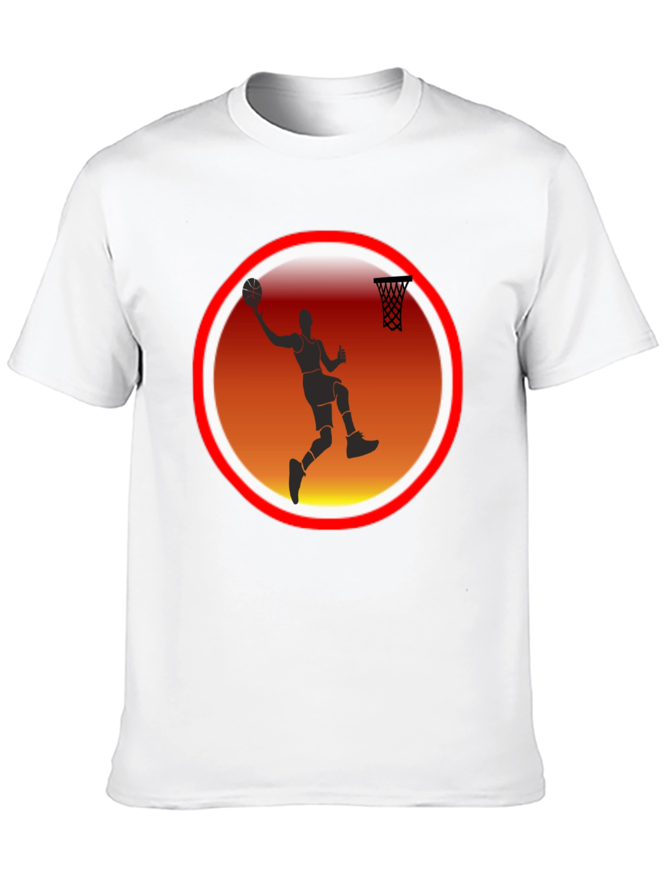 Slam Dunk Graphic Tee - Black Cotton T-Shirt