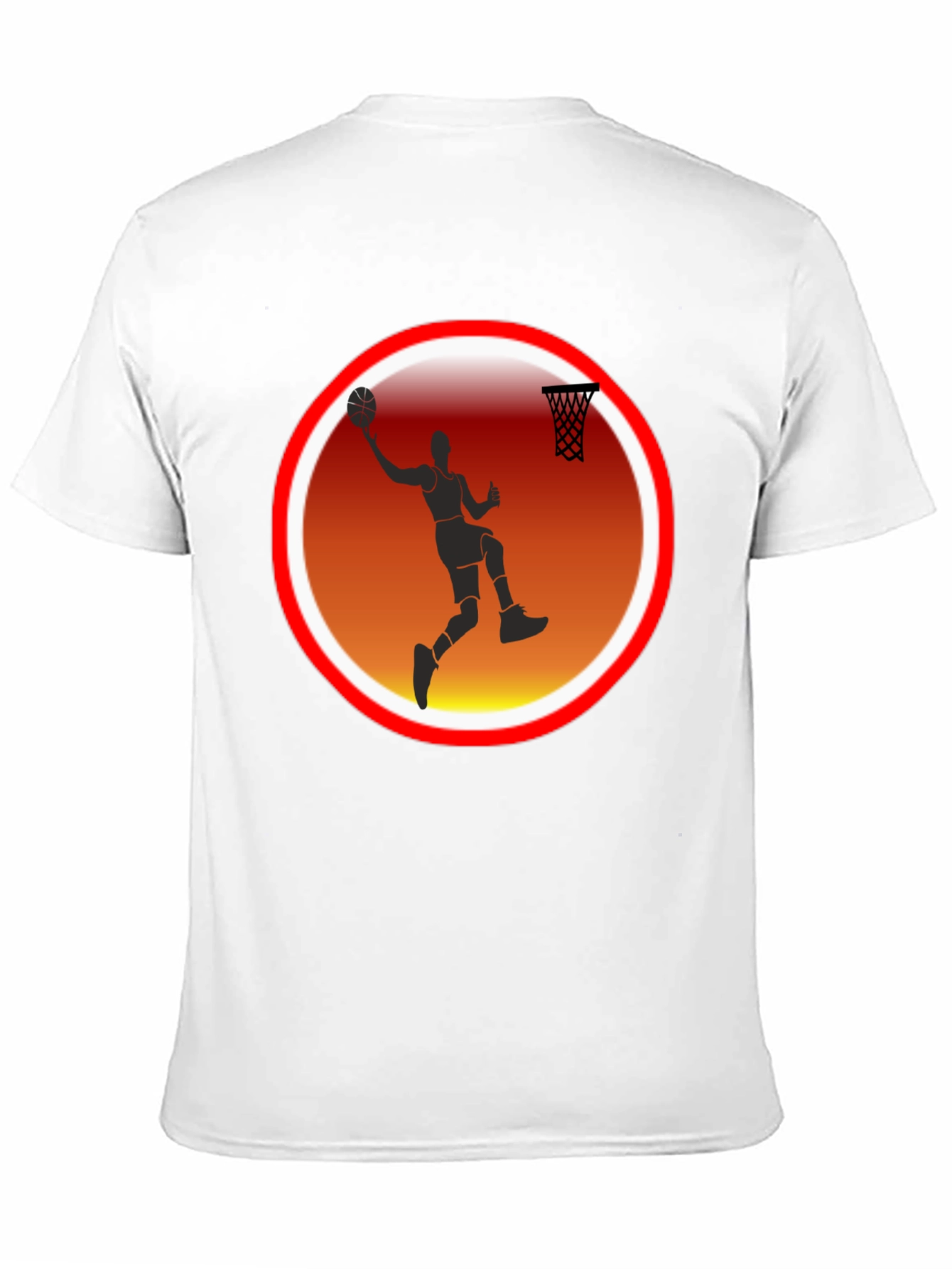 Slam Dunk Graphic Tee - Black Cotton T-Shirt