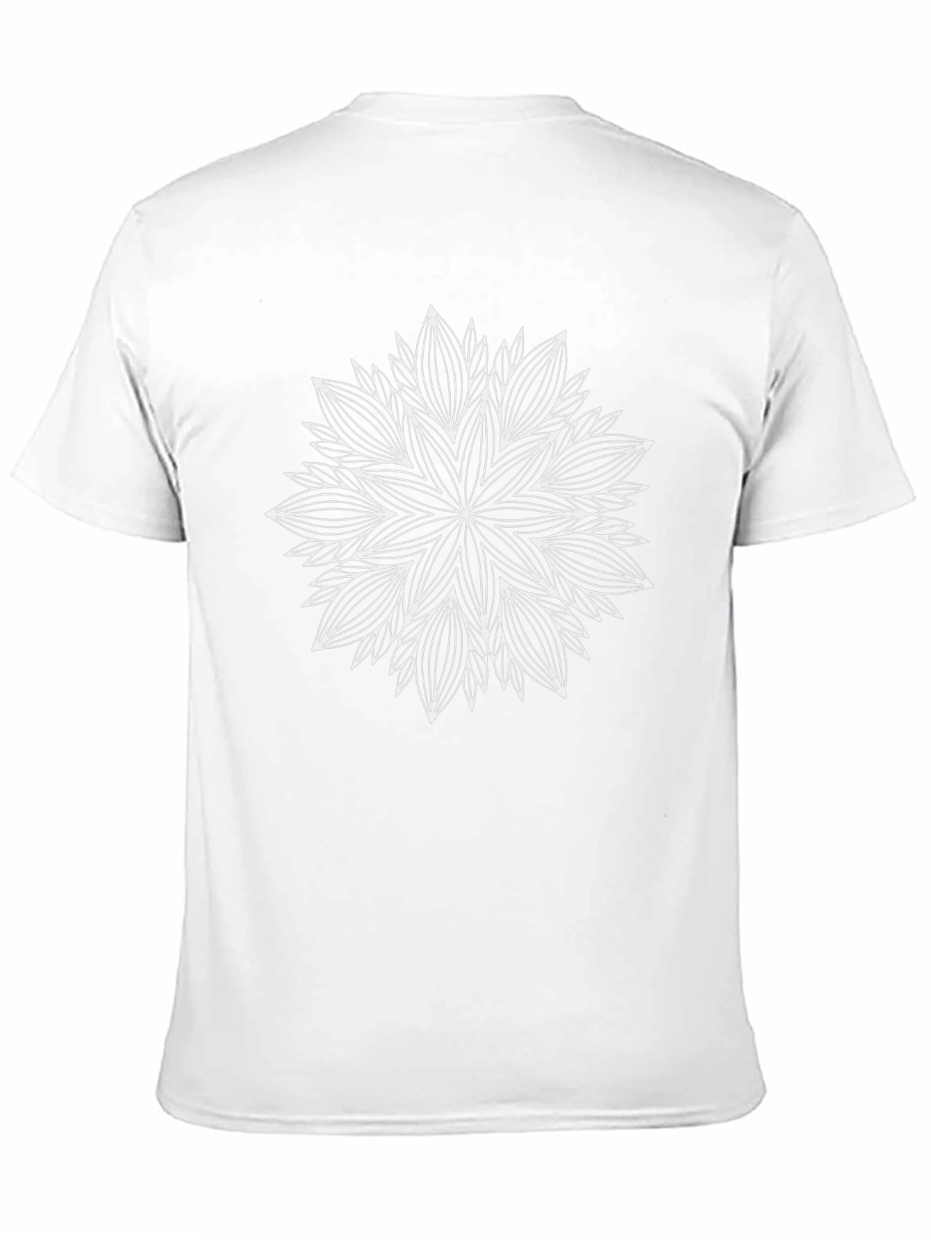 Abstract Mandala Black T-Shirt