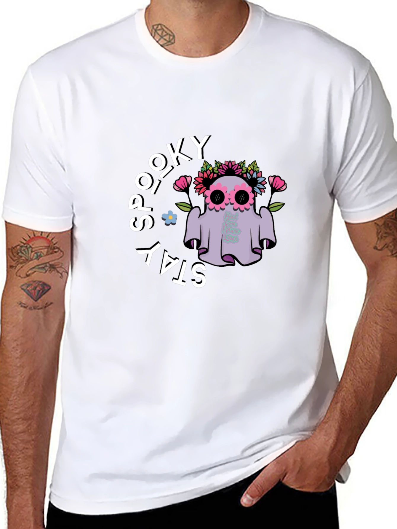 Stay Spooky Ghost T-Shirt - Halloween