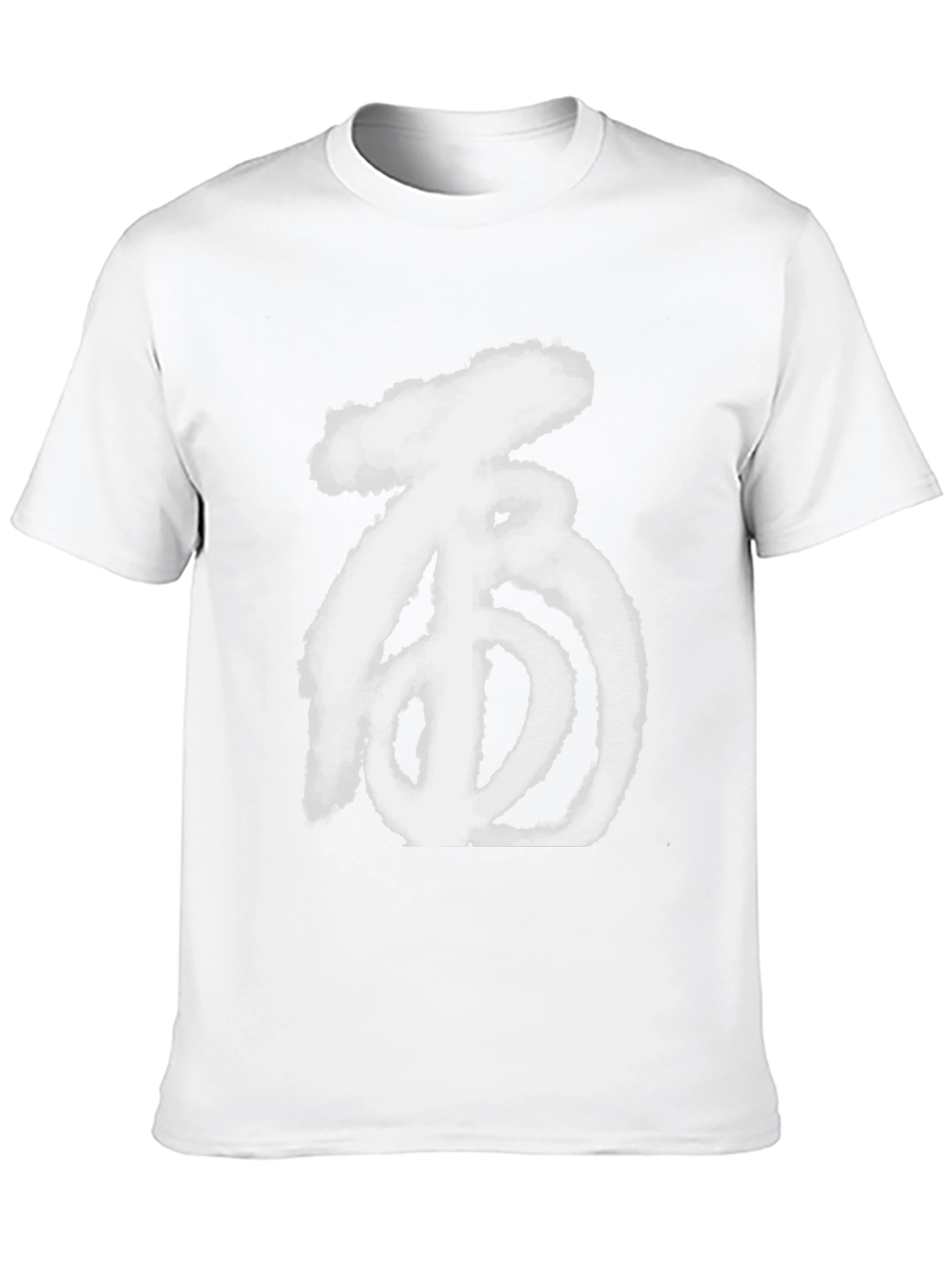 Abstract Symbol Graphic Tee - Cool & Casual Style