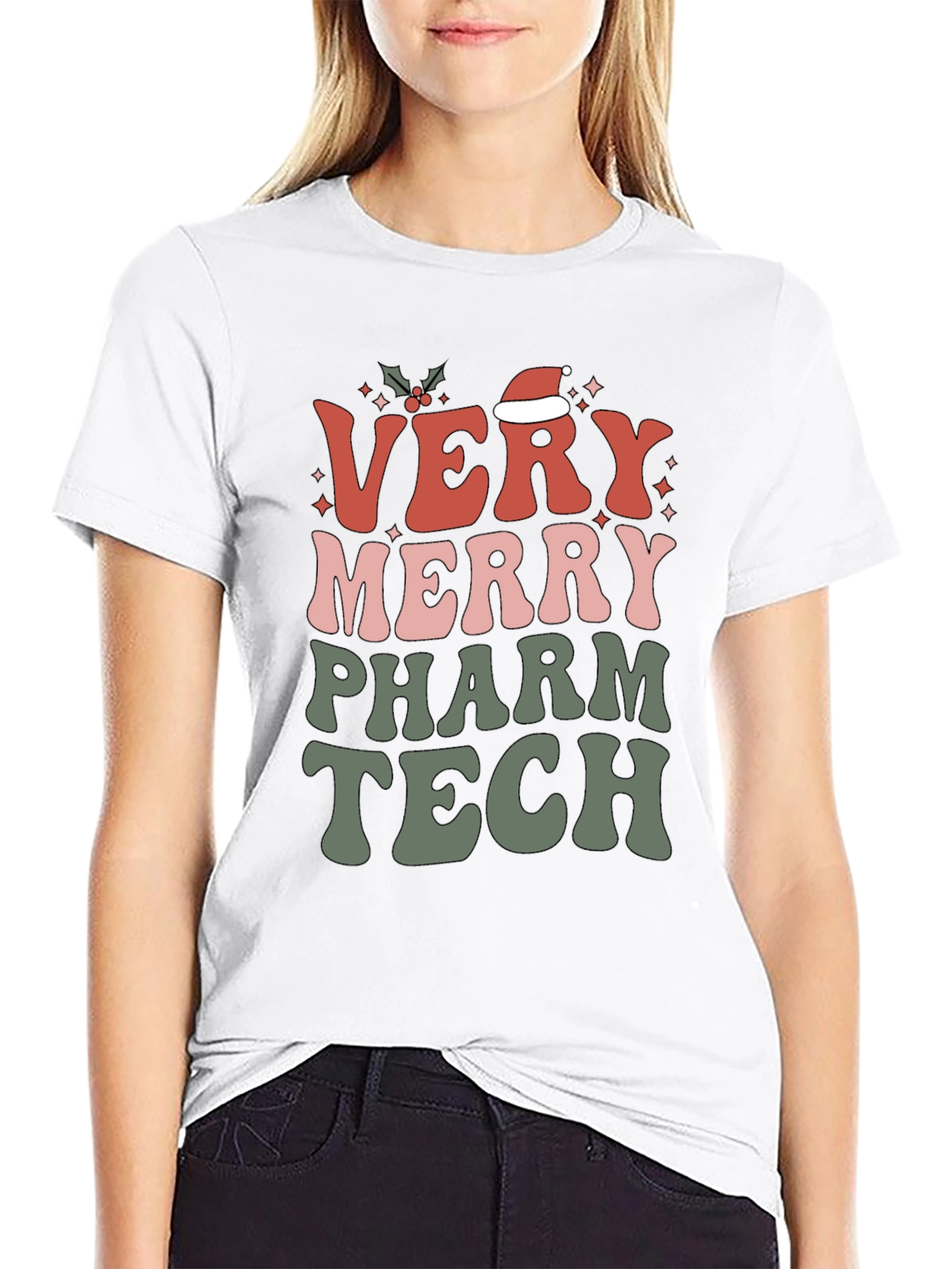 Very Merry Pharm Tech T-Shirt - Holiday Gift