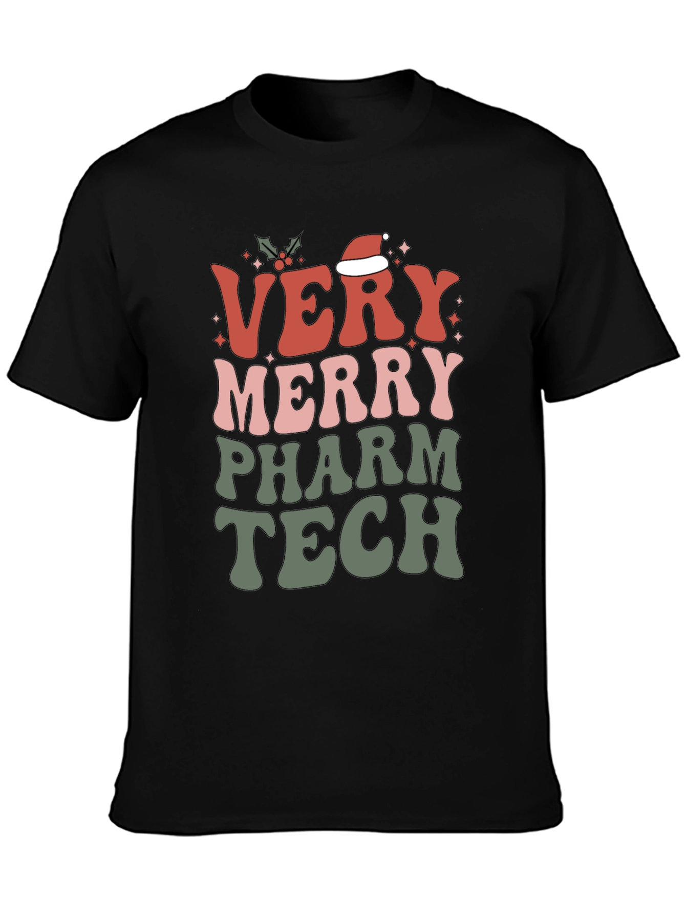 Very Merry Pharm Tech T-Shirt - Holiday Gift
