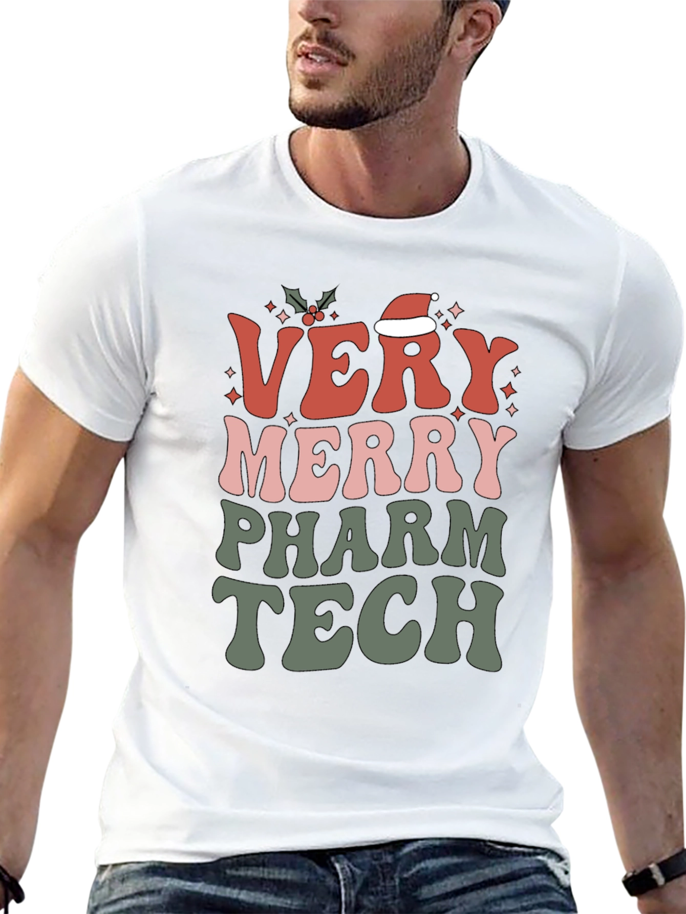 Very Merry Pharm Tech T-Shirt - Holiday Gift