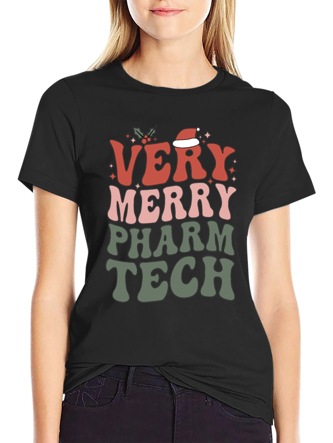 Very Merry Pharm Tech T-Shirt - Holiday Gift