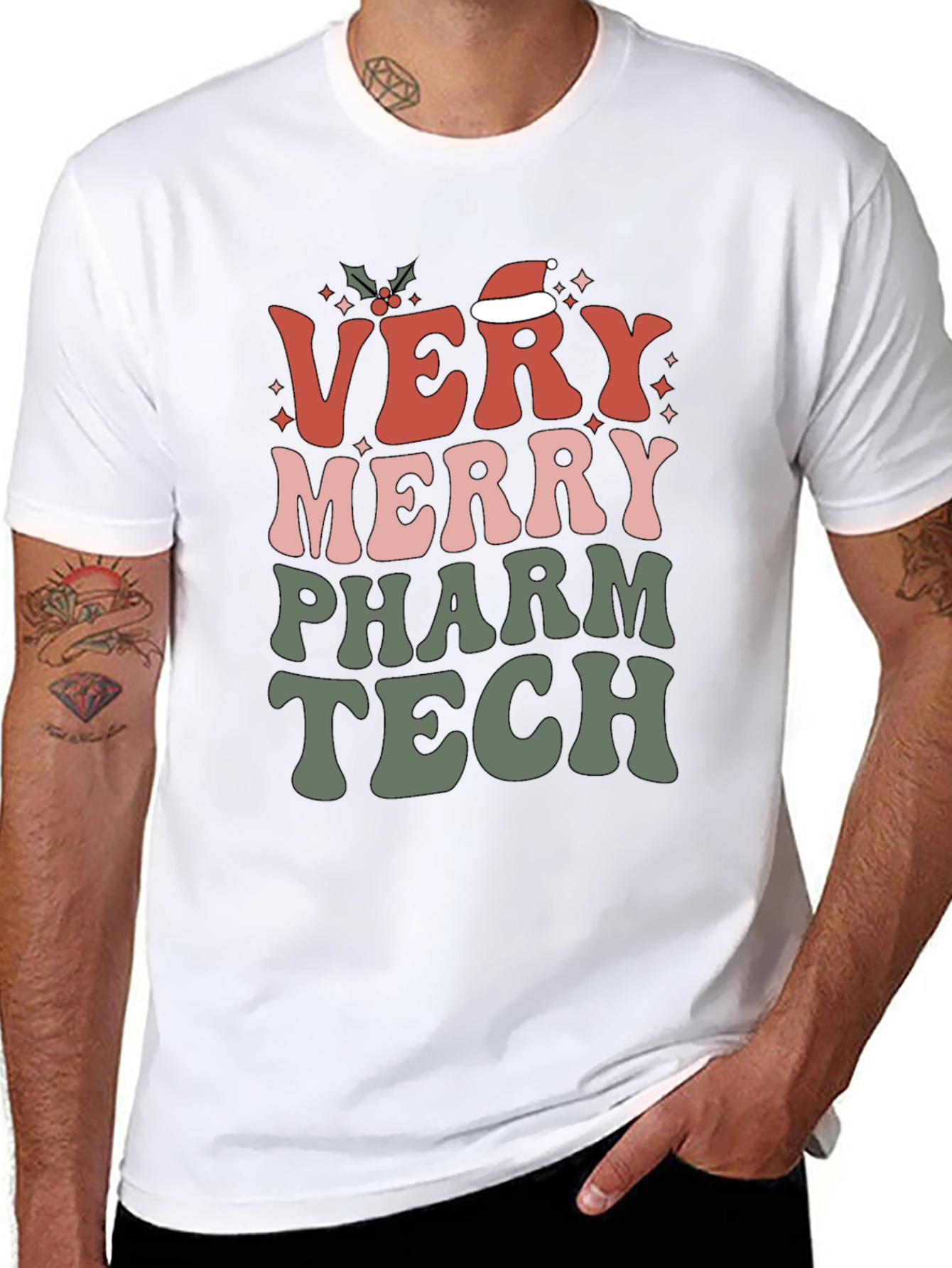 Very Merry Pharm Tech T-Shirt - Holiday Gift