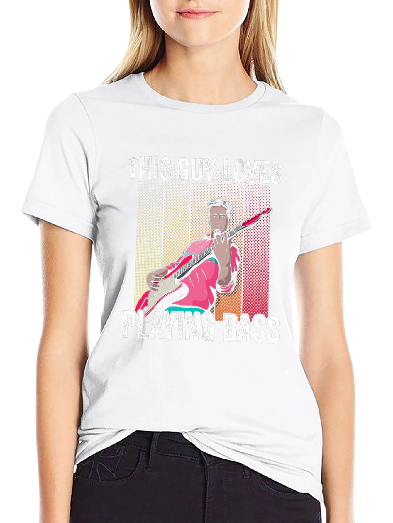 This Guy Loves Playing Bass T-Shirt