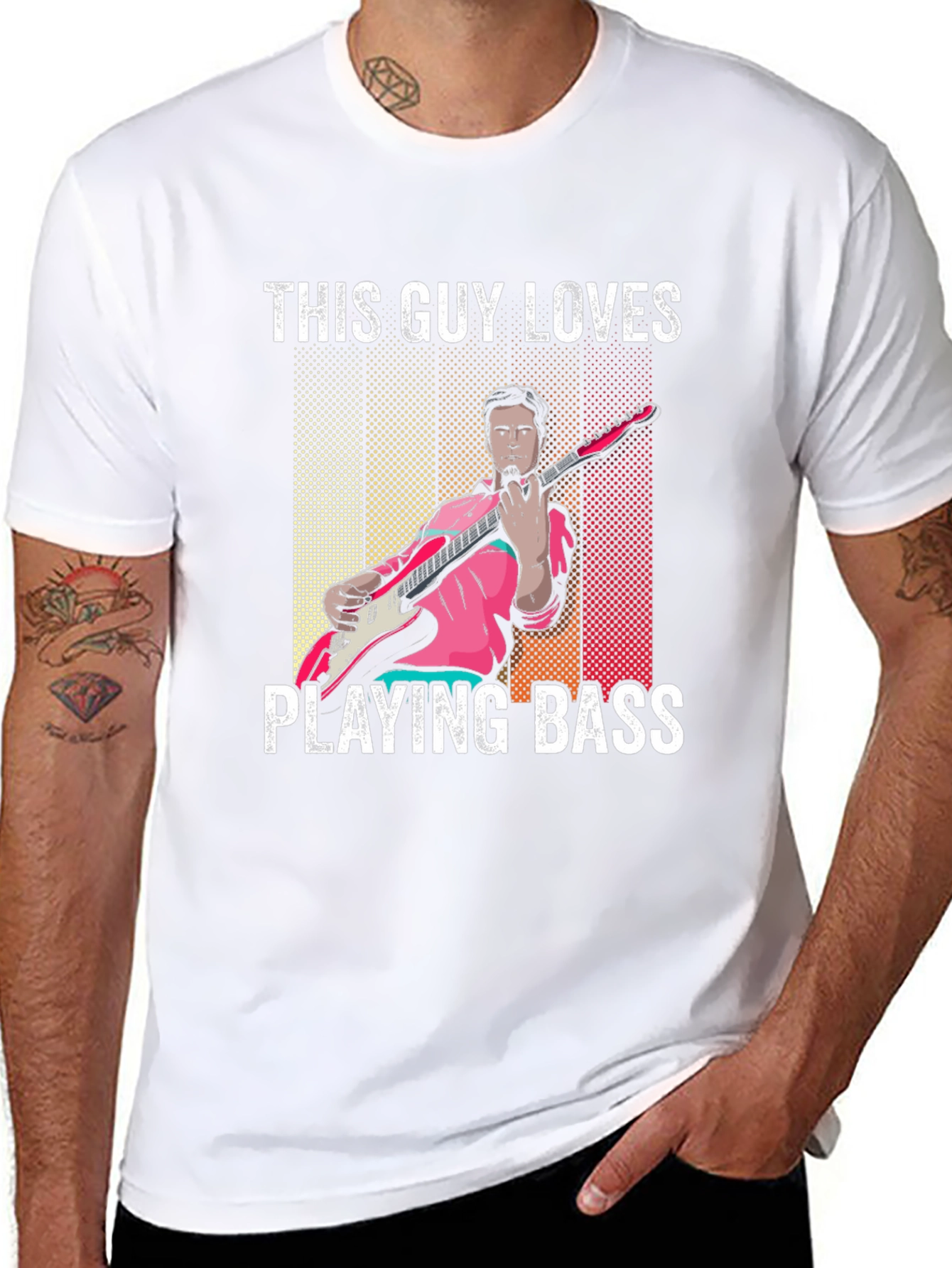 This Guy Loves Playing Bass T-Shirt