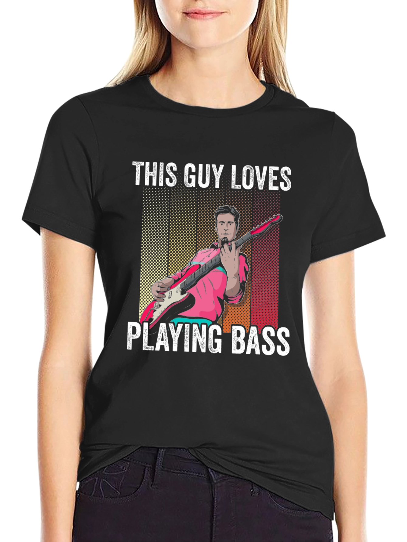 This Guy Loves Playing Bass T-Shirt