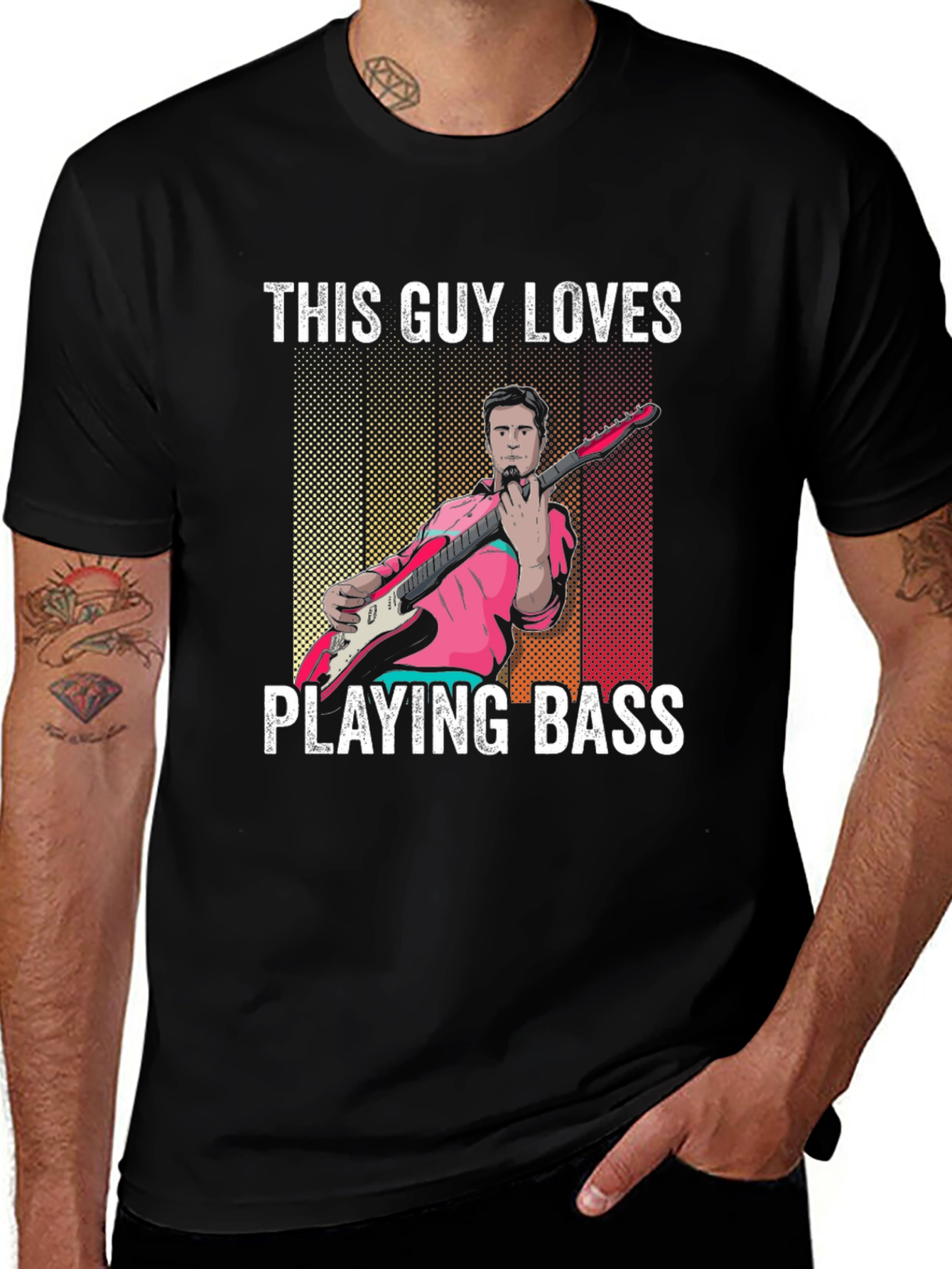 This Guy Loves Playing Bass T-Shirt