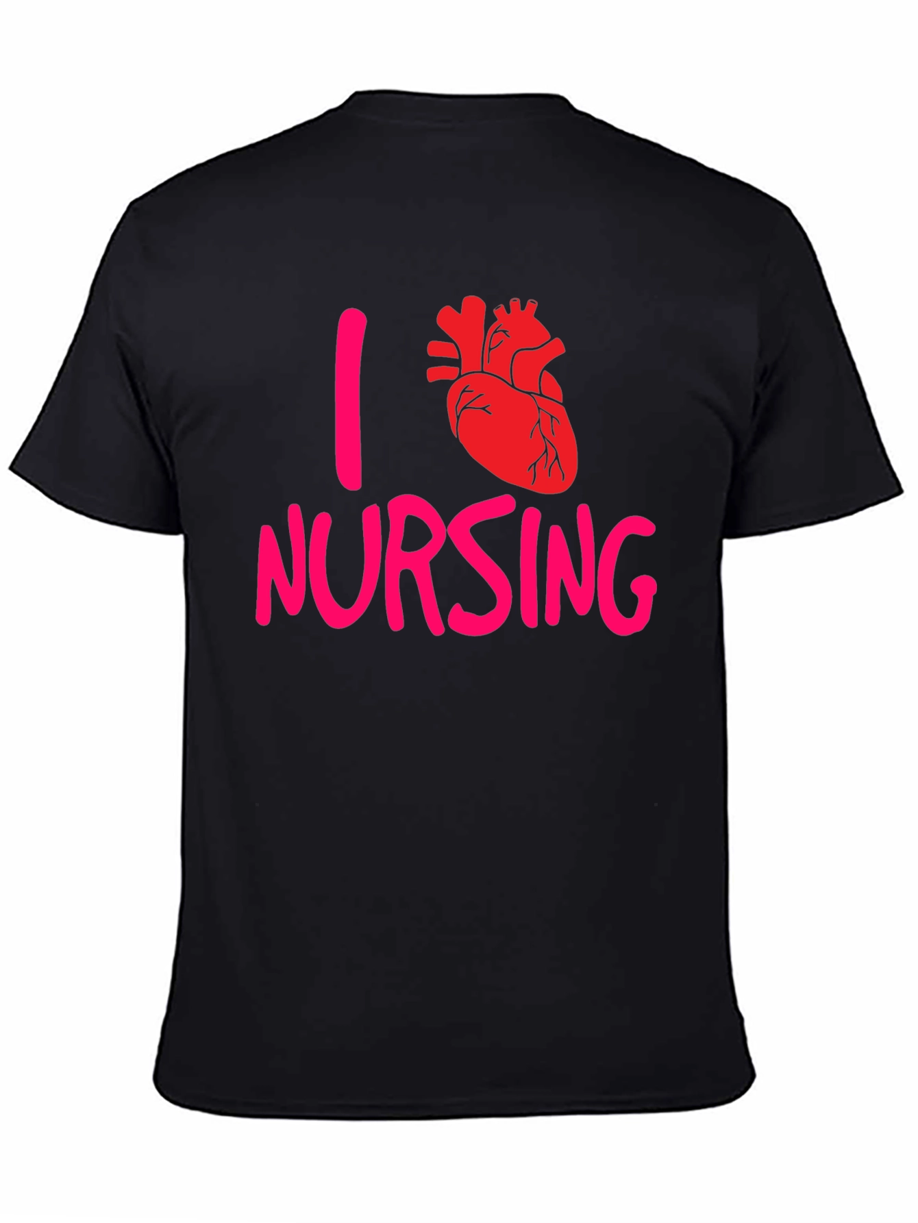 I Heart Nursing Tee - Black T-Shirt