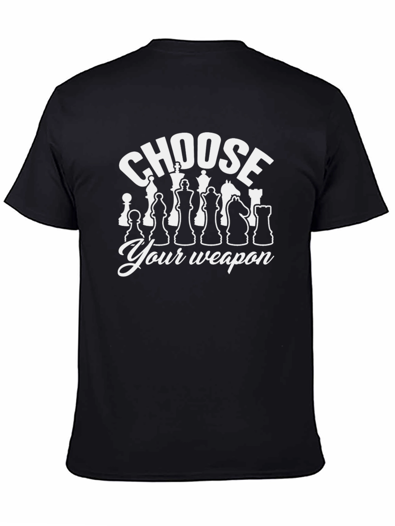 Choose Your Weapon Chess T-Shirt