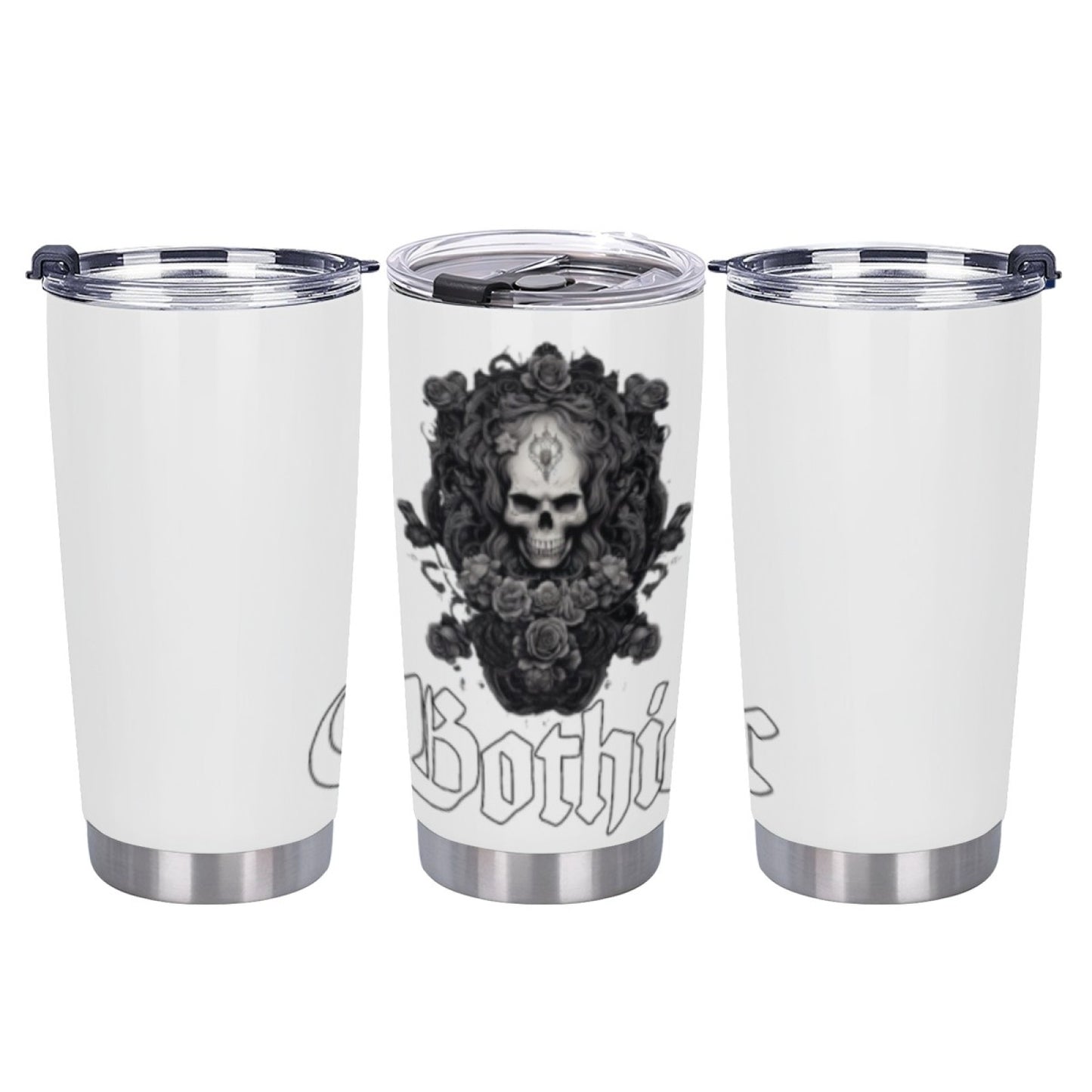 Stylish Graphic Insulated Tumbler - Reusable Stainless Steel Drinkware