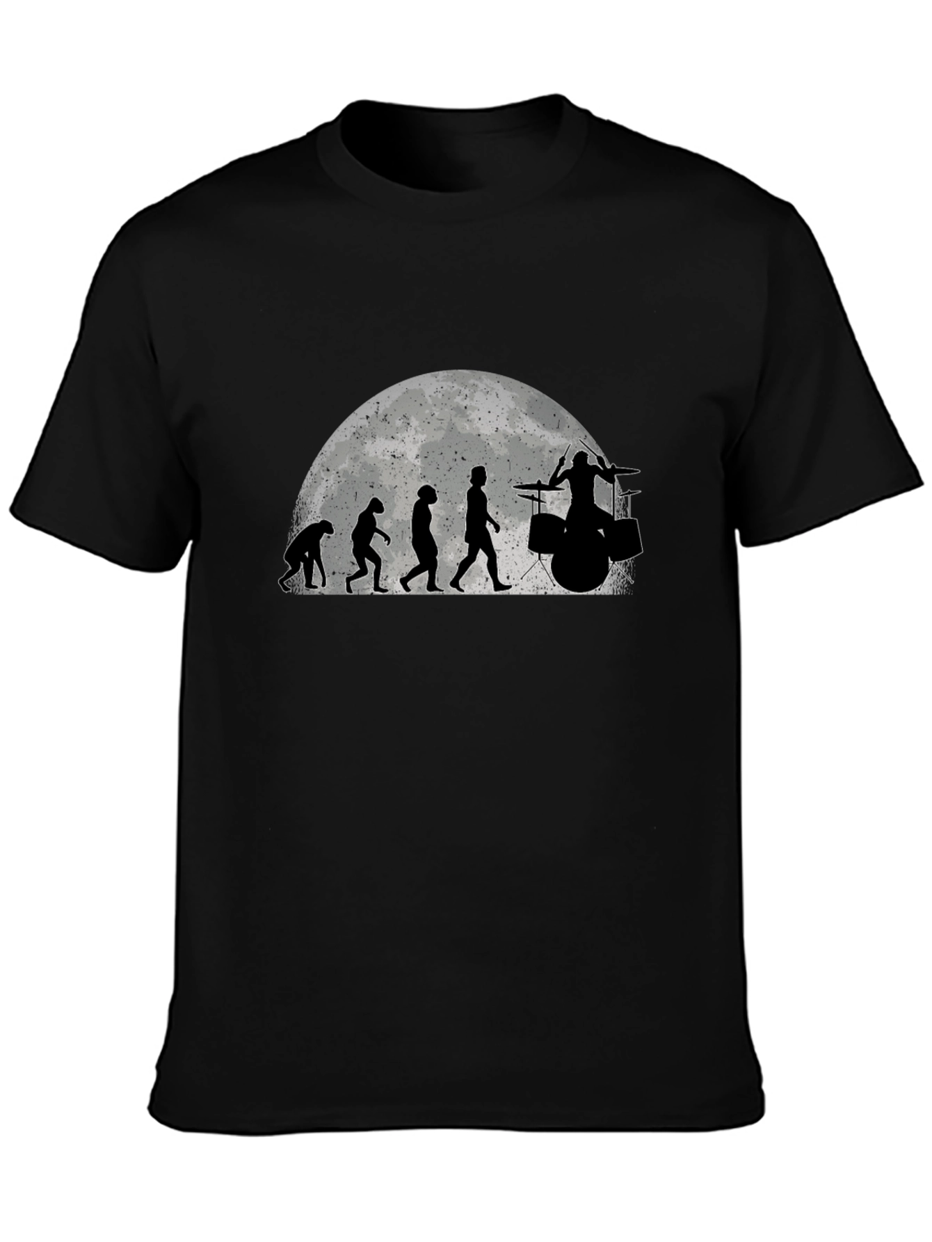 Evolution of Drumming T-Shirt - Humorous Music Tee