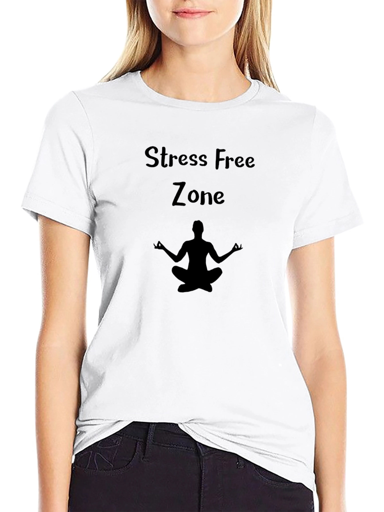 Stress Free Zone Meditation T-Shirt