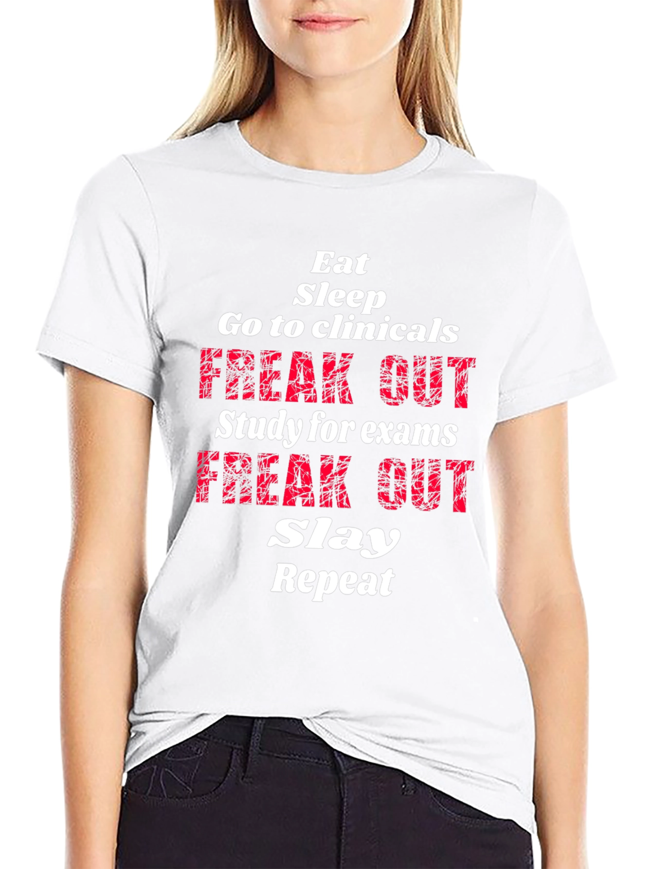 Eat Sleep Go to Clinicals Graphic T-Shirt