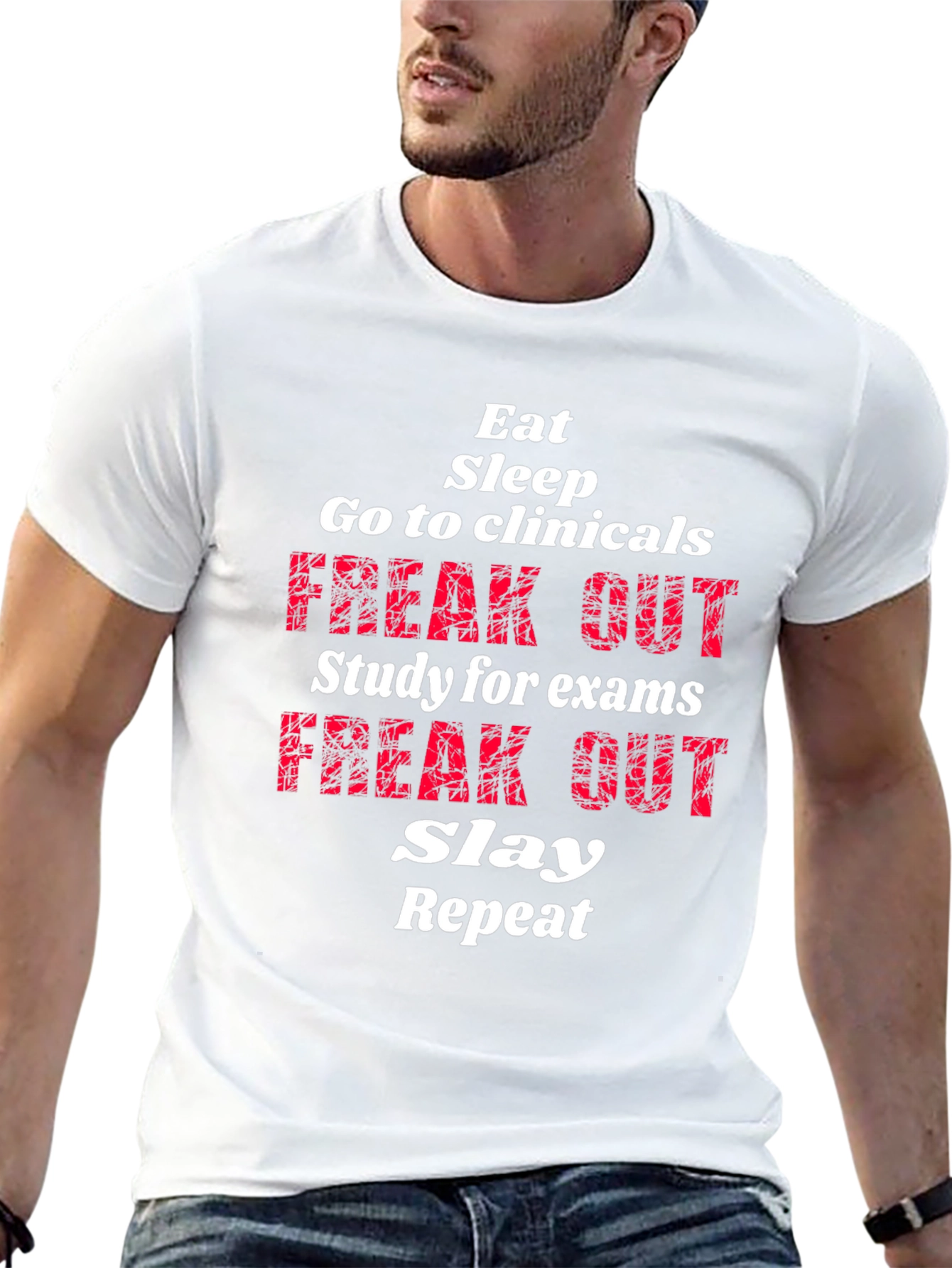 Eat Sleep Go to Clinicals Graphic T-Shirt