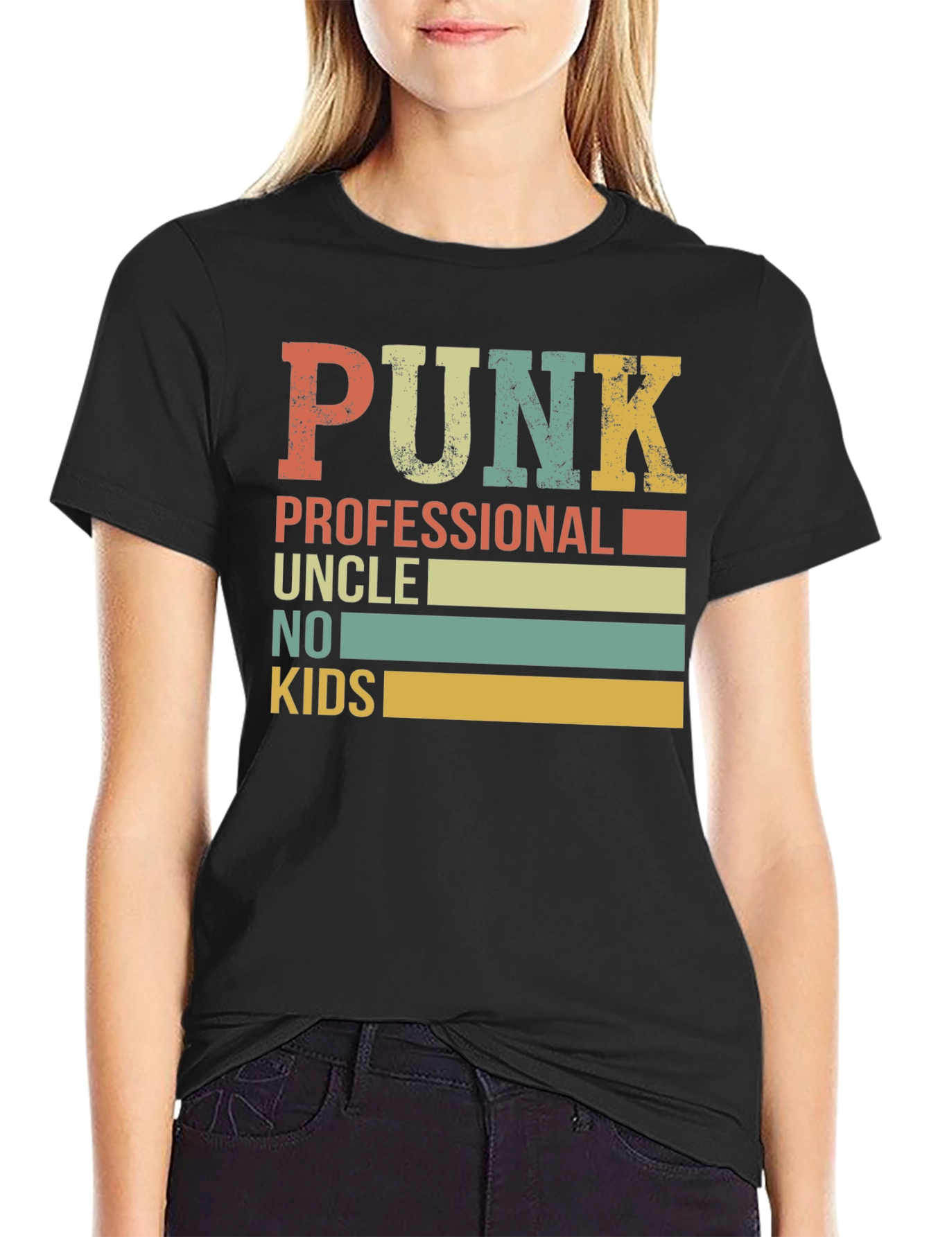 Punk Professional Uncle No Kids T-Shirt