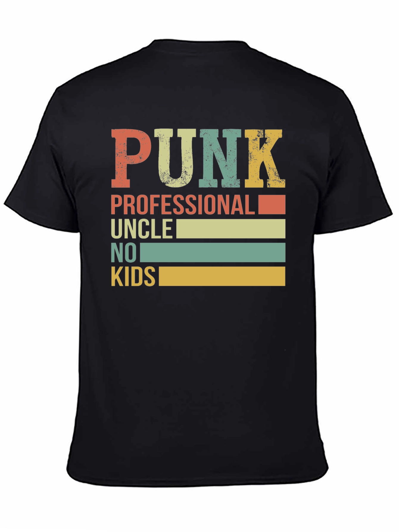Punk Professional Uncle No Kids T-Shirt