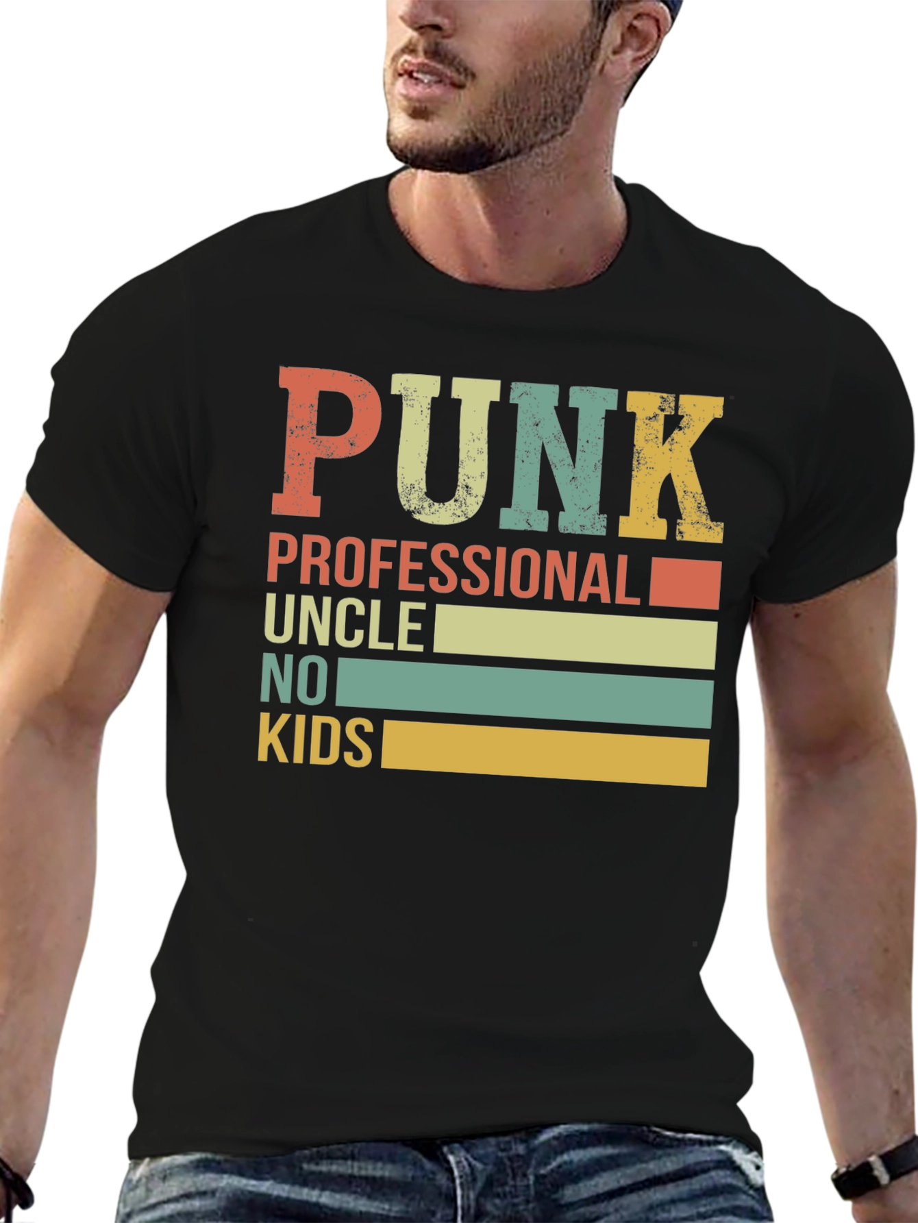 Punk Professional Uncle No Kids T-Shirt