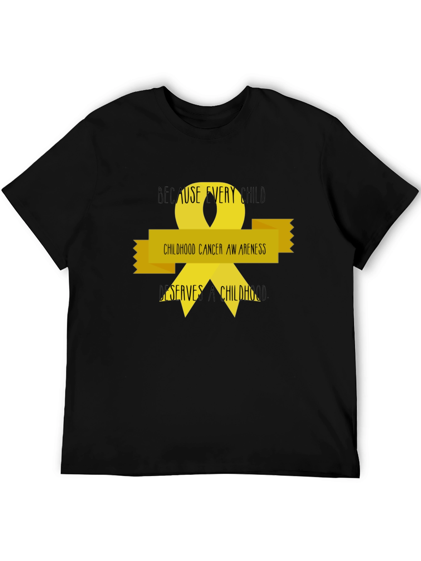 Childhood Cancer Awareness Ribbon T-Shirt