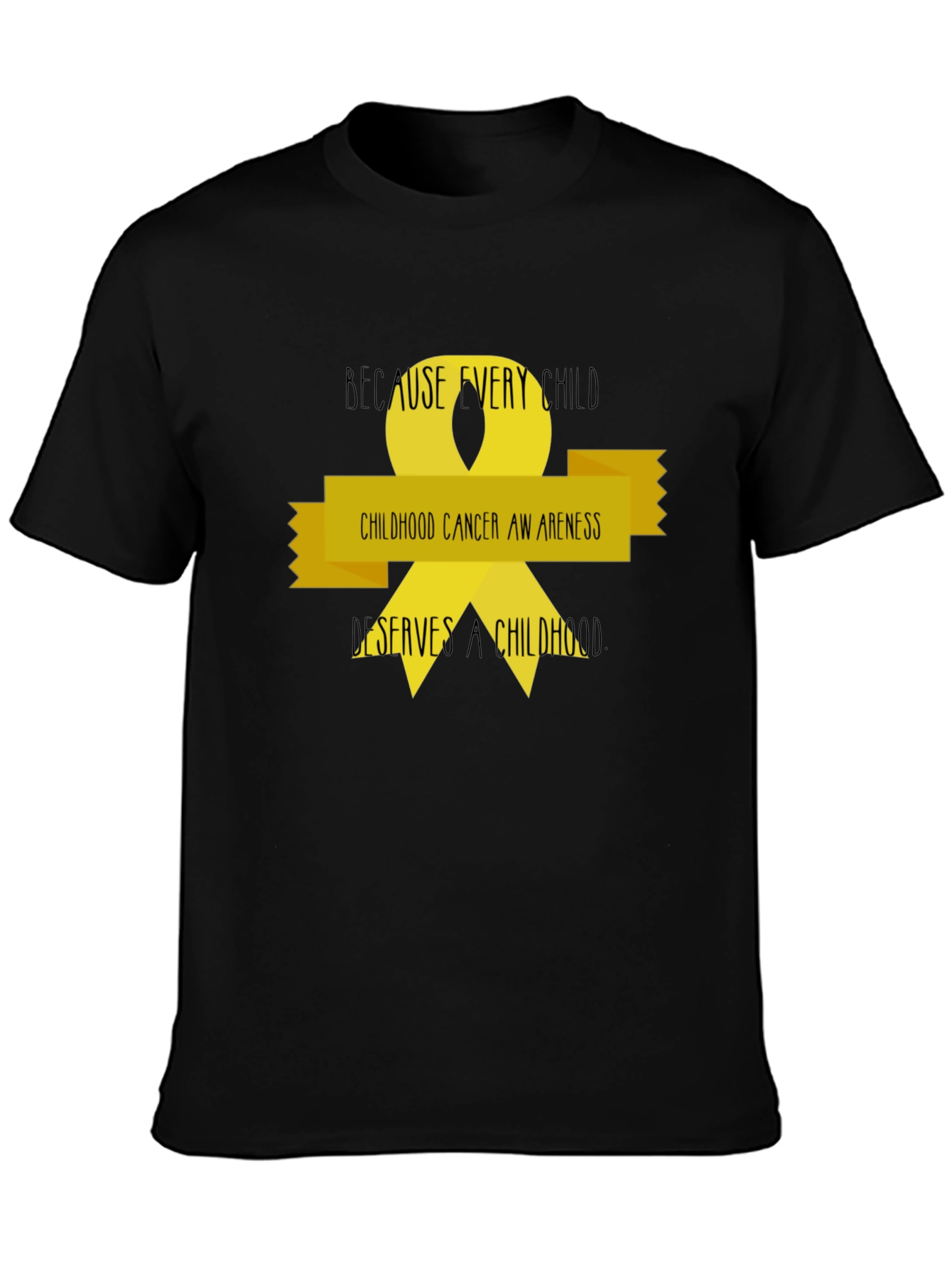 Childhood Cancer Awareness Ribbon T-Shirt