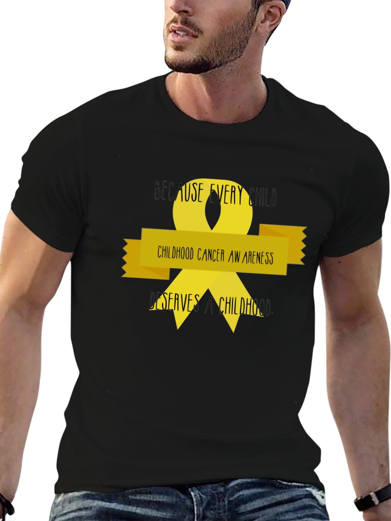Childhood Cancer Awareness Ribbon T-Shirt