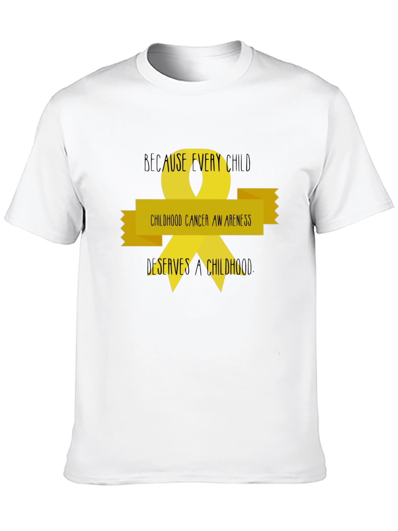 Childhood Cancer Awareness Ribbon T-Shirt