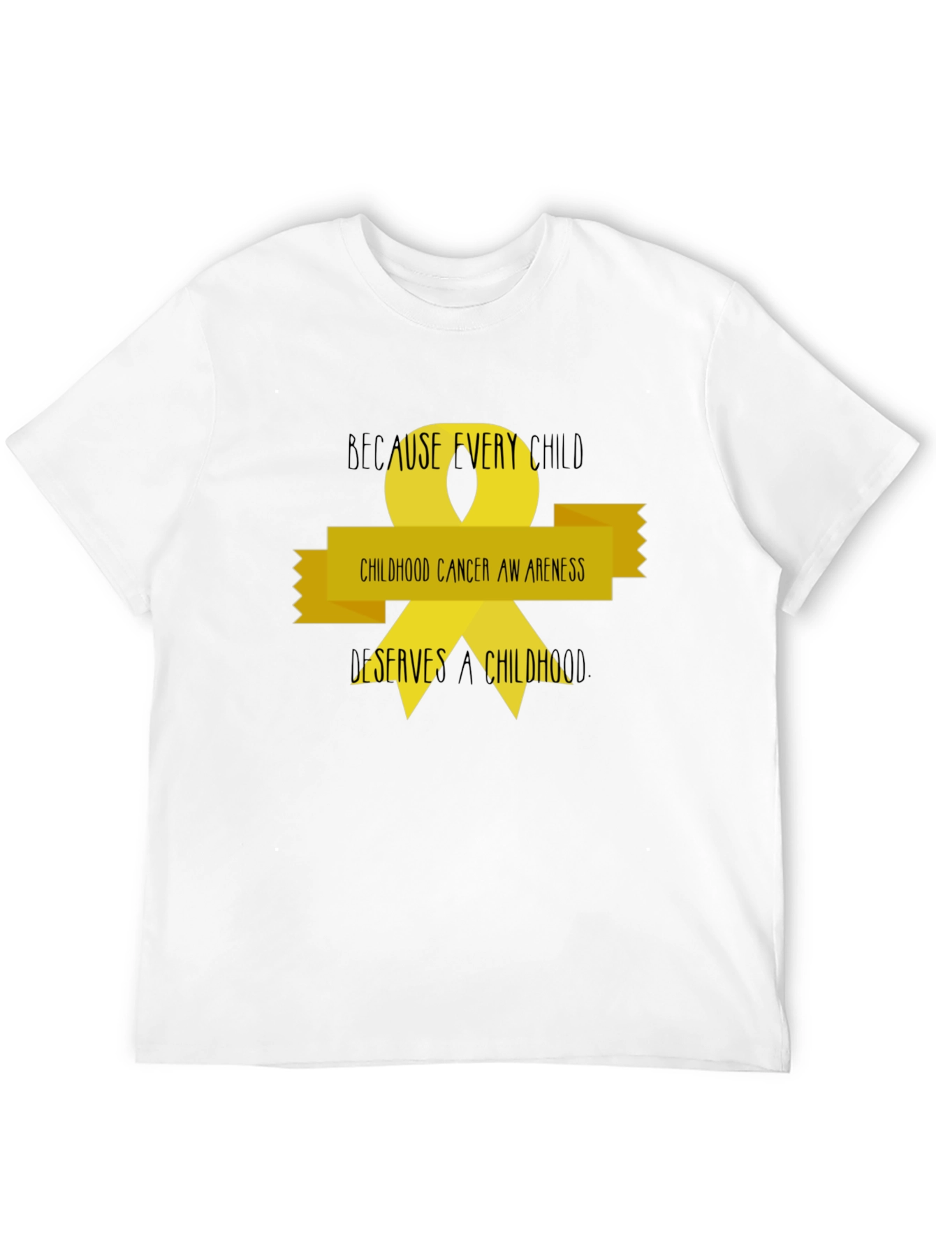 Childhood Cancer Awareness Ribbon T-Shirt