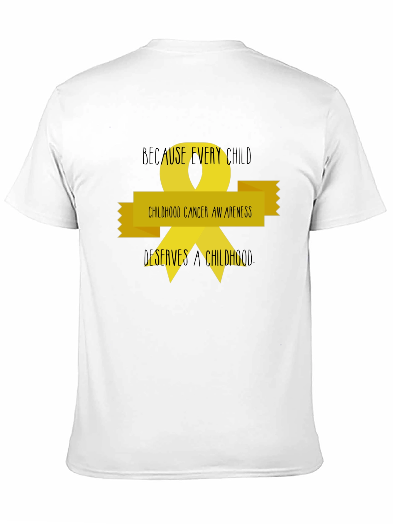Childhood Cancer Awareness Ribbon T-Shirt